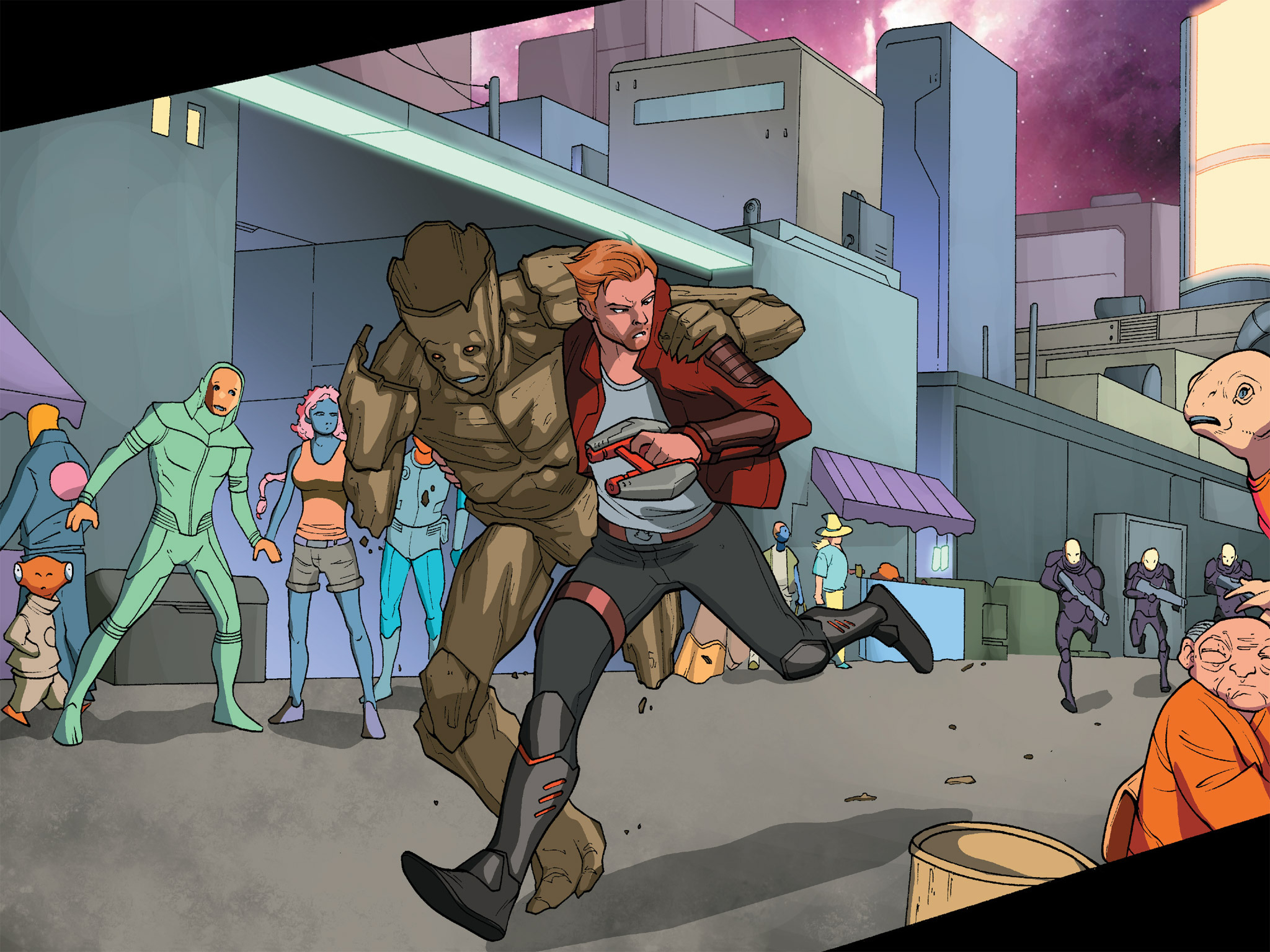 Read online Guardians of the Galaxy: Awesome Mix Infinite Comic comic -  Issue #10 - 13