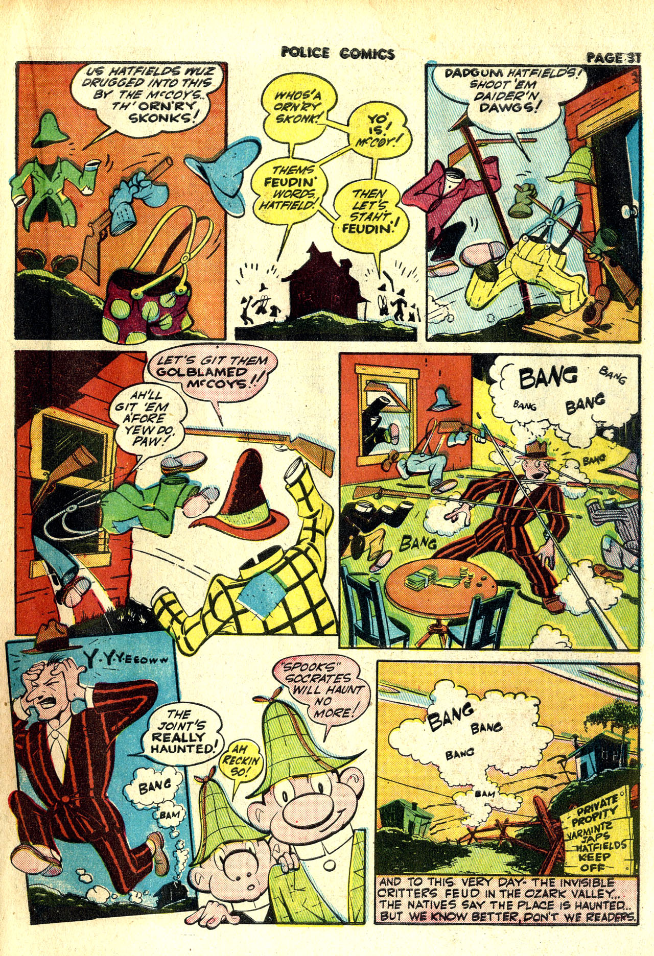 Read online Police Comics comic -  Issue #20 - 33