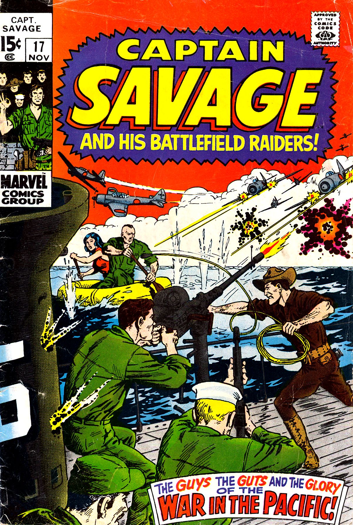 Read online Captain Savage and his Leatherneck Raiders comic -  Issue #17 - 1