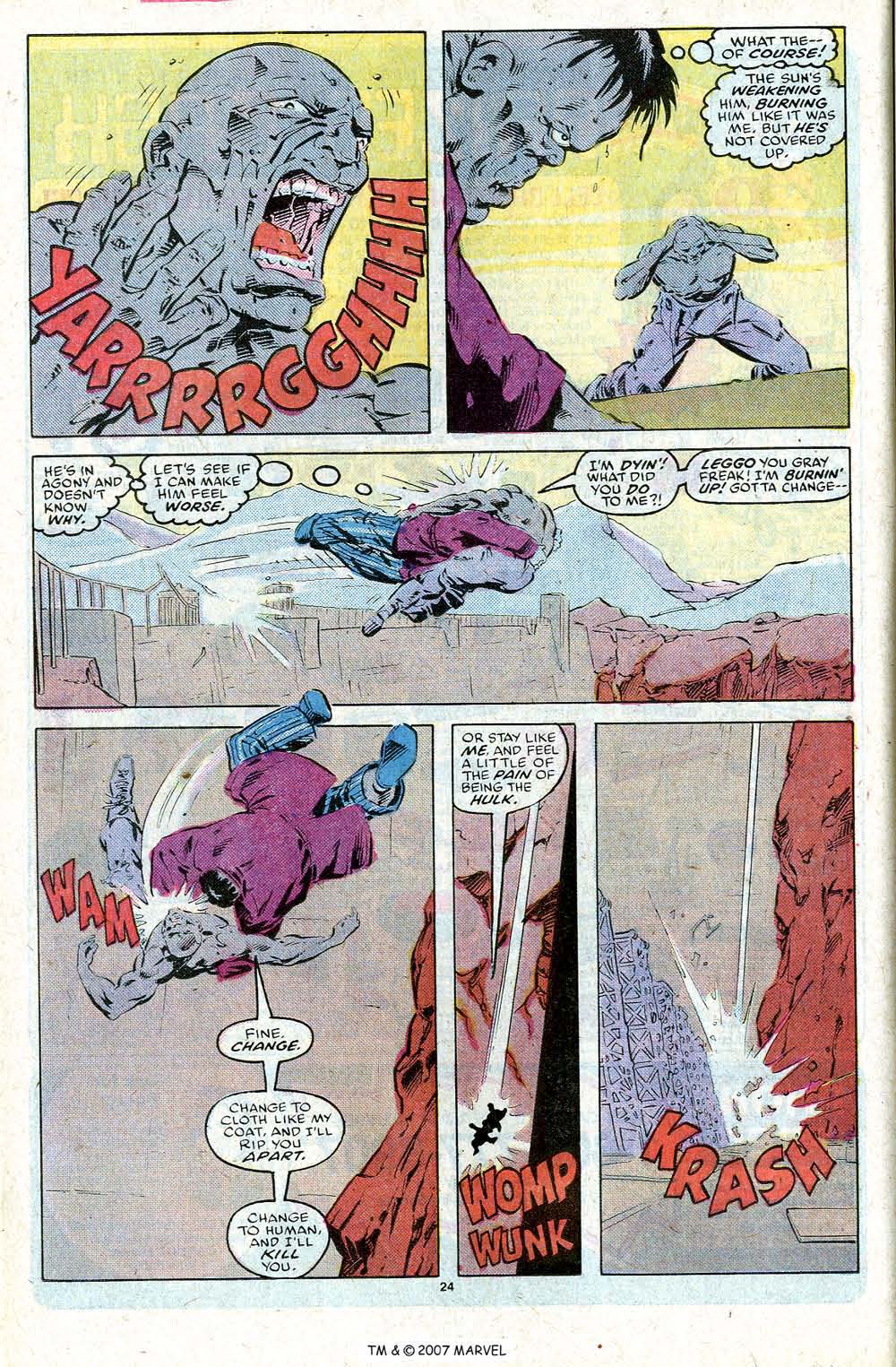 Read online The Incredible Hulk (1968) comic -  Issue #348 - 26