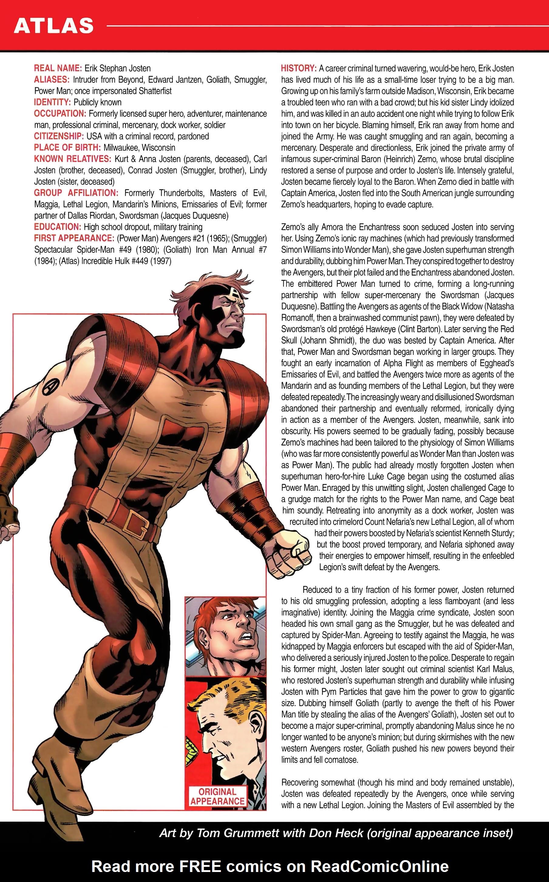 Read online Official Handbook of the Marvel Universe A to Z comic -  Issue # TPB 1 (Part 2) - 12