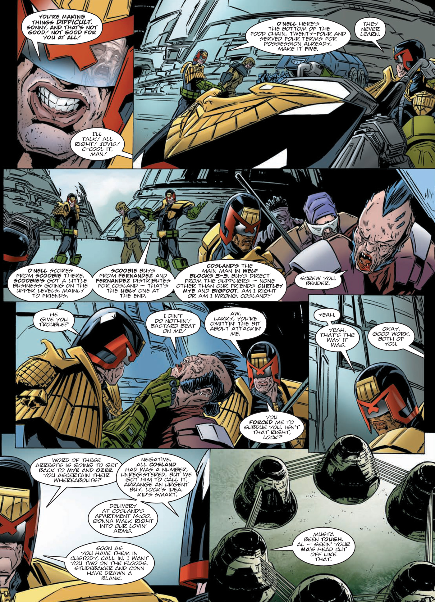 Read online Judge Dredd: Day of Chaos: Fallout comic -  Issue # TPB (Part 3) - 16