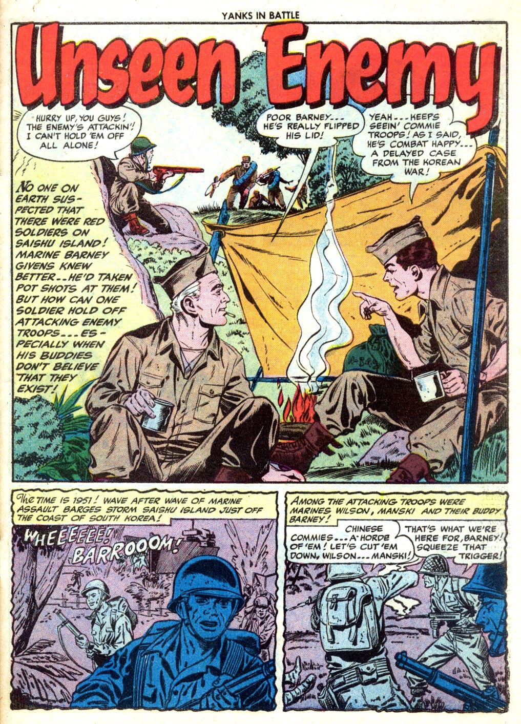 Read online Yanks In Battle comic -  Issue #4 - 27