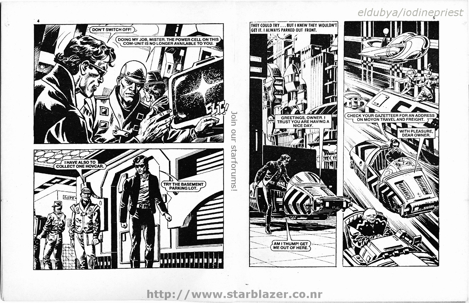 Read online Starblazer comic -  Issue #219 - 4