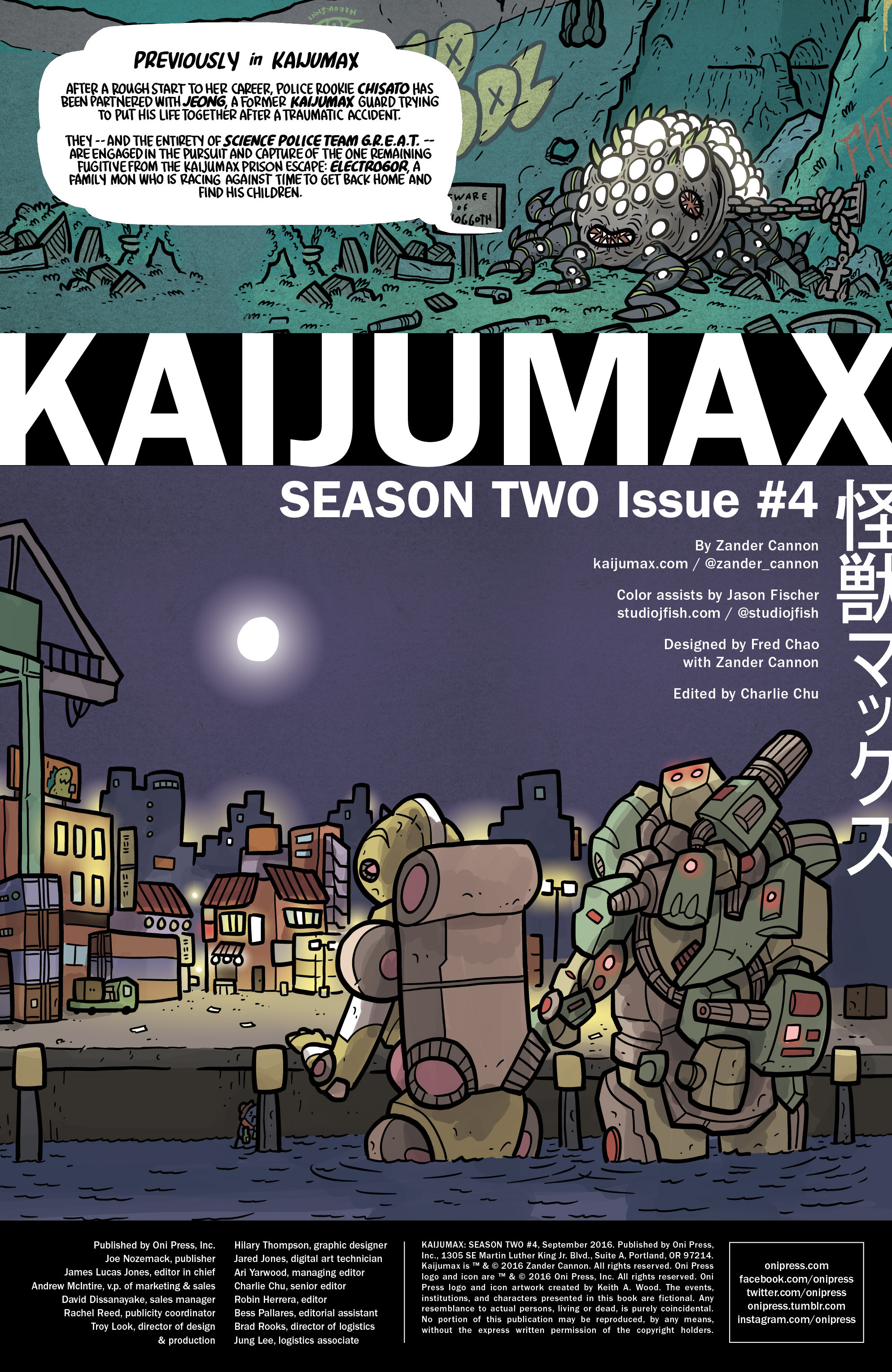 Read online Kaijumax Season 2 comic -  Issue #4 - 2