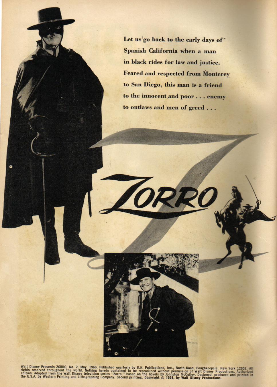 Read online Zorro (1966) comic -  Issue #2 - 2