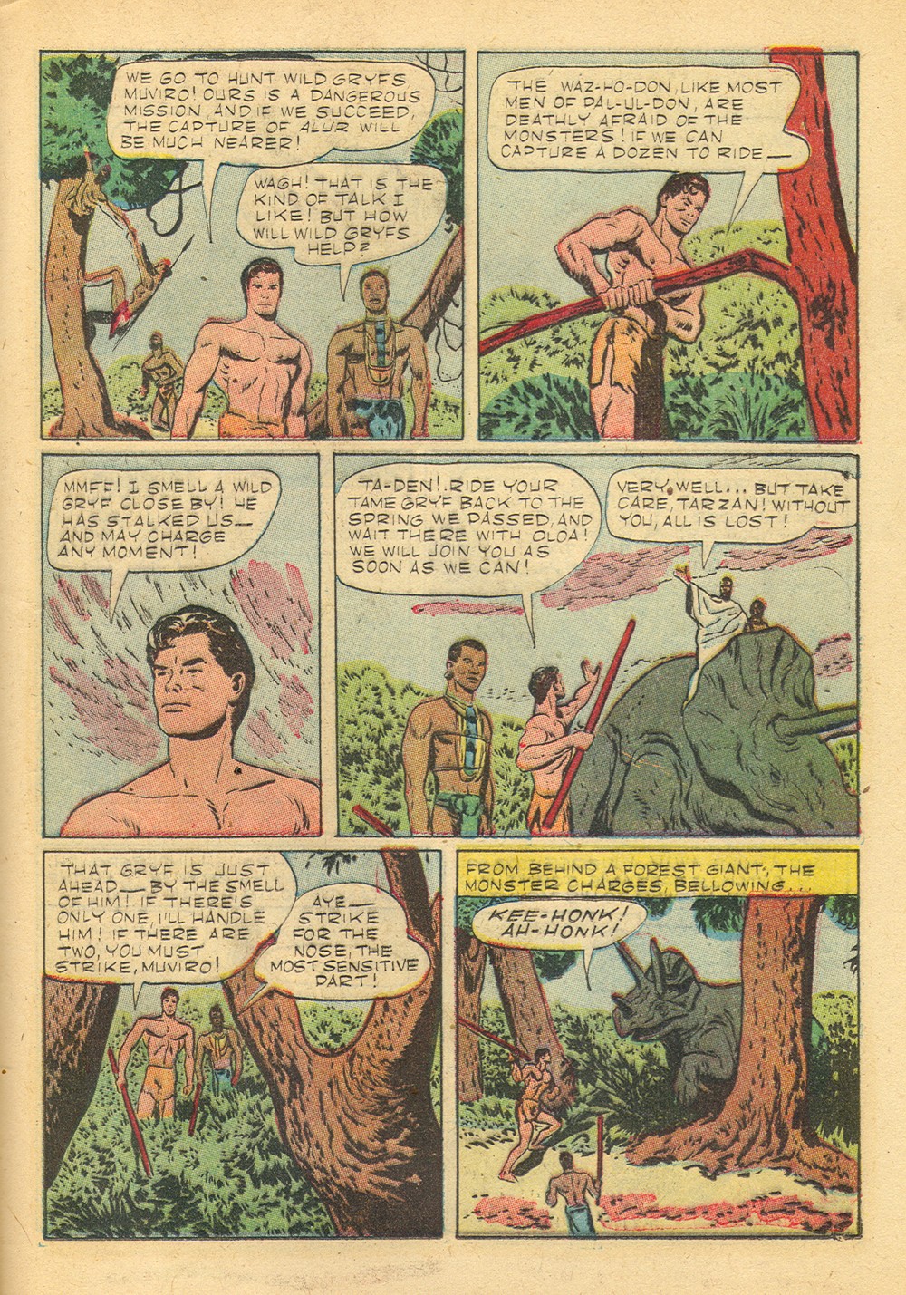 Read online Tarzan (1948) comic -  Issue #24 - 35