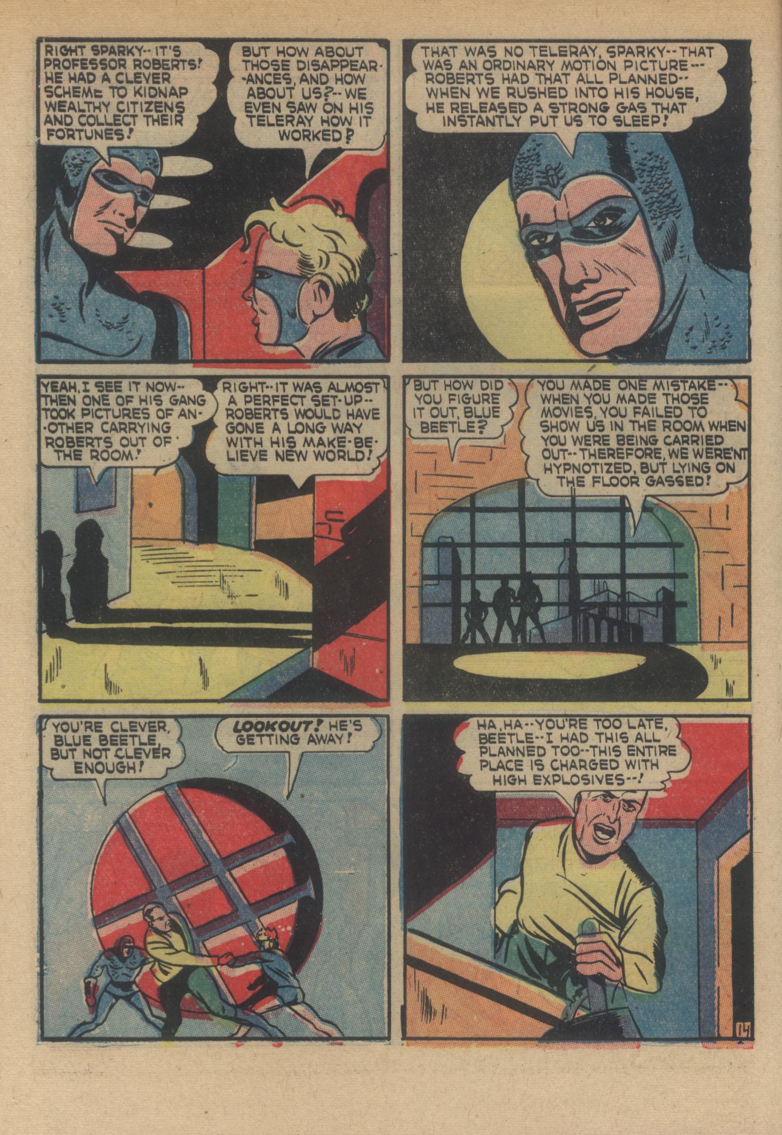 Read online The Blue Beetle comic -  Issue #16 - 16