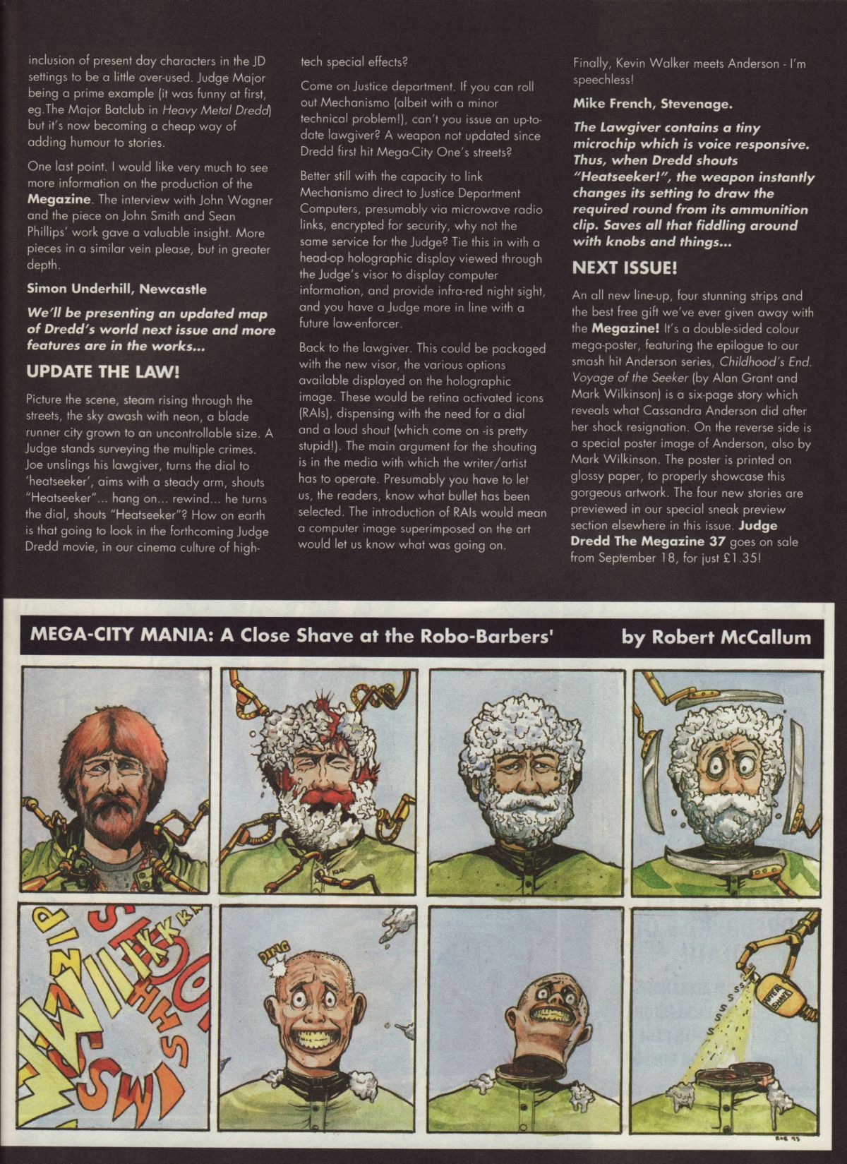 Read online Judge Dredd: The Megazine (vol. 2) comic -  Issue #36 - 35