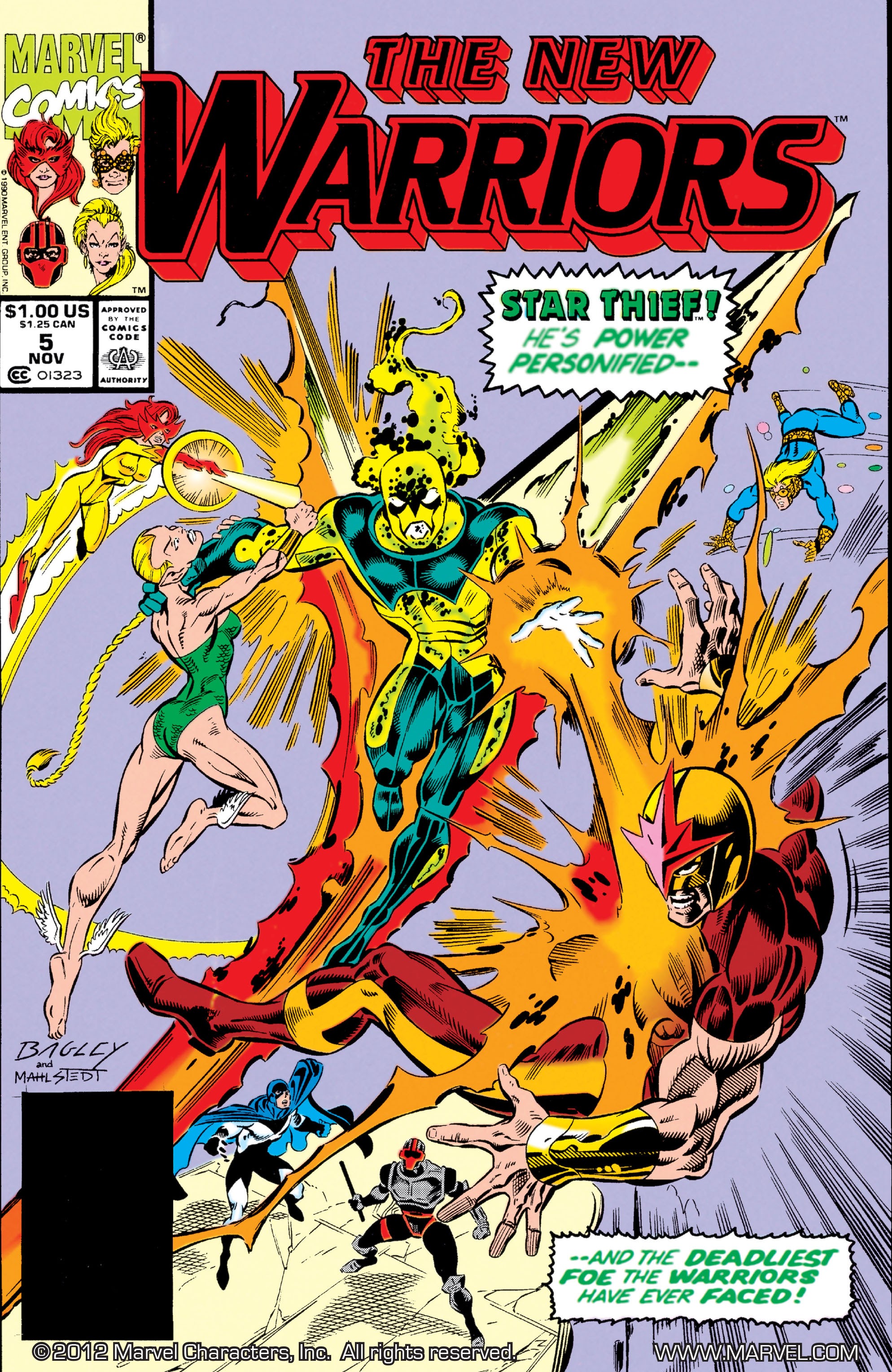 Read online The New Warriors comic -  Issue #5 - 1