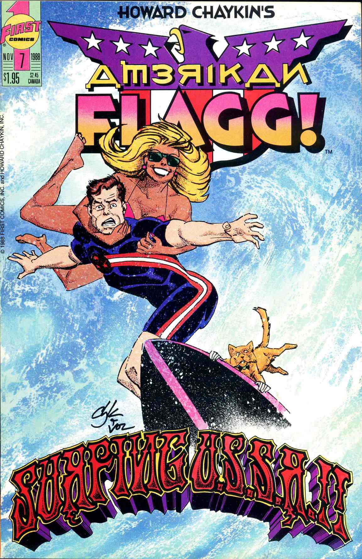 Read online Howard Chaykin's American Flagg comic -  Issue #7 - 1