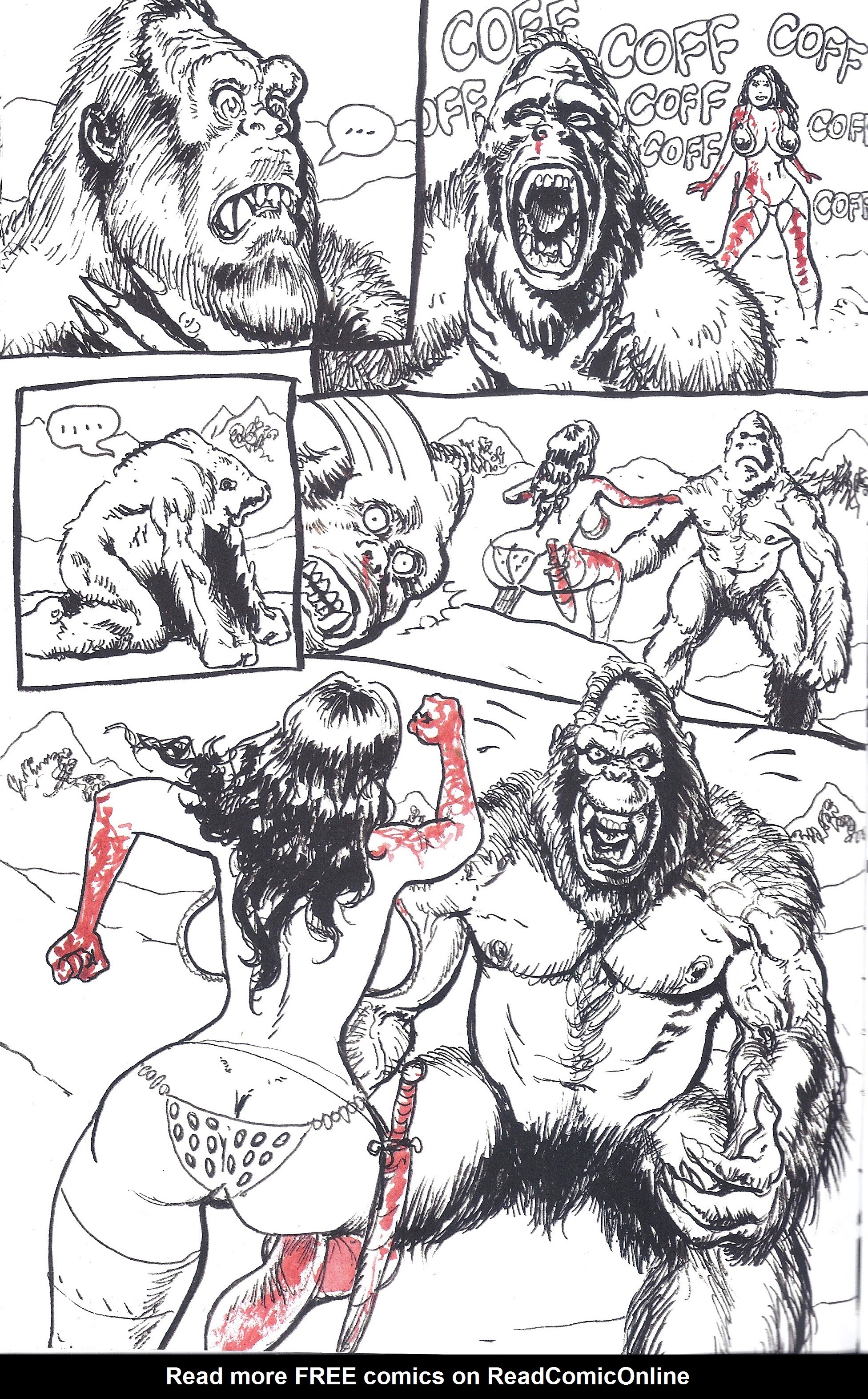 Read online Cavewoman: Freakin' Yetis comic -  Issue # Full - 16