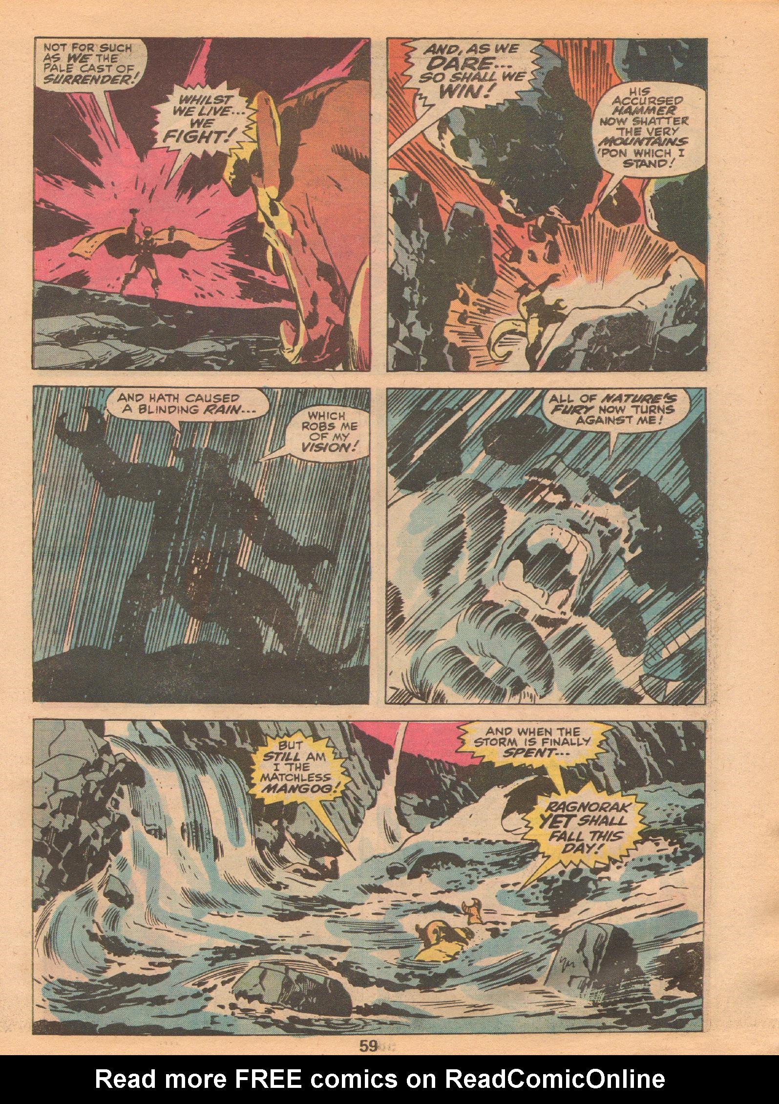 Read online Marvel Treasury Edition comic -  Issue #10 - 59