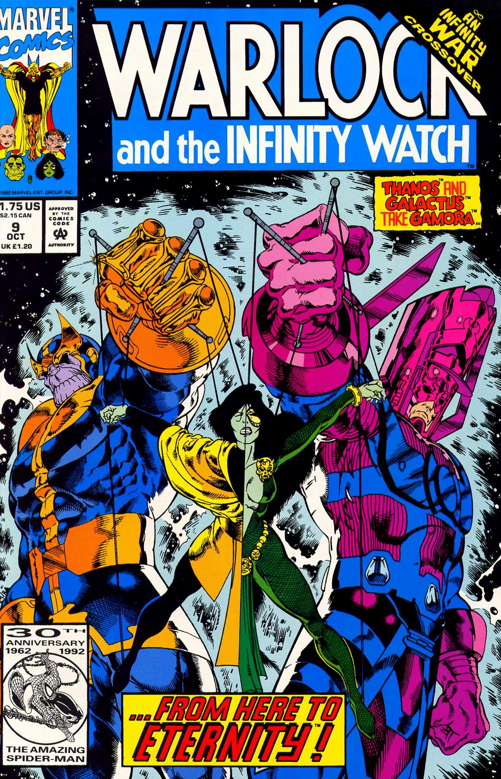 Read online Warlock and the Infinity Watch comic -  Issue #9 - 1