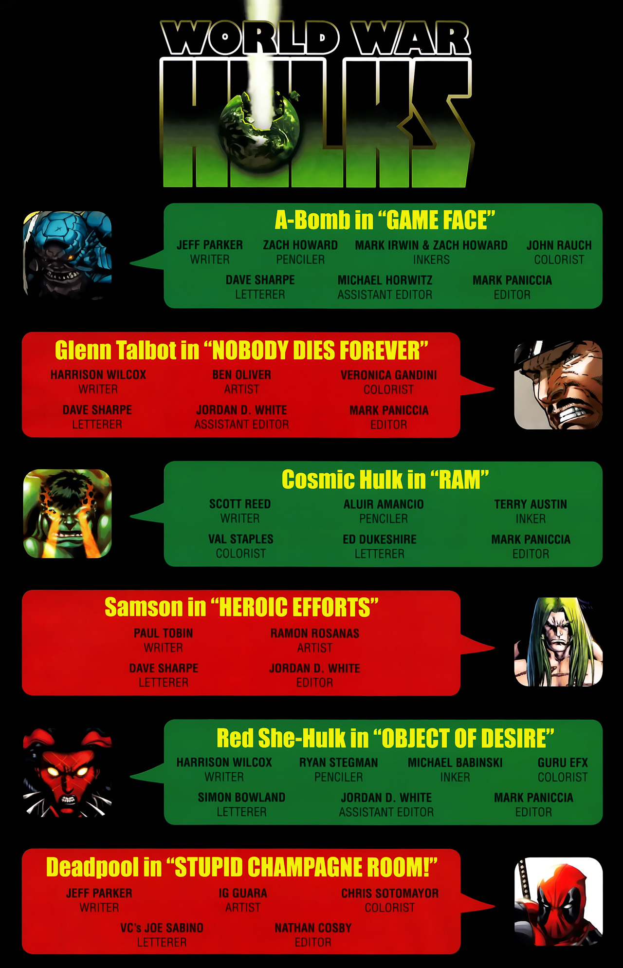Read online World War Hulks comic -  Issue # Full - 3