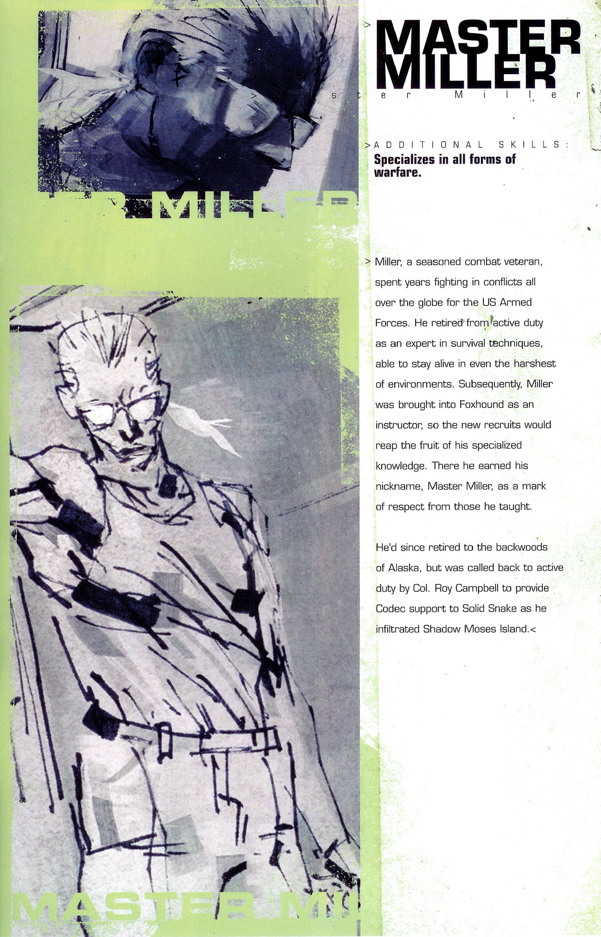 Read online Metal Gear Solid: Sons of Liberty comic -  Issue #0 - 9