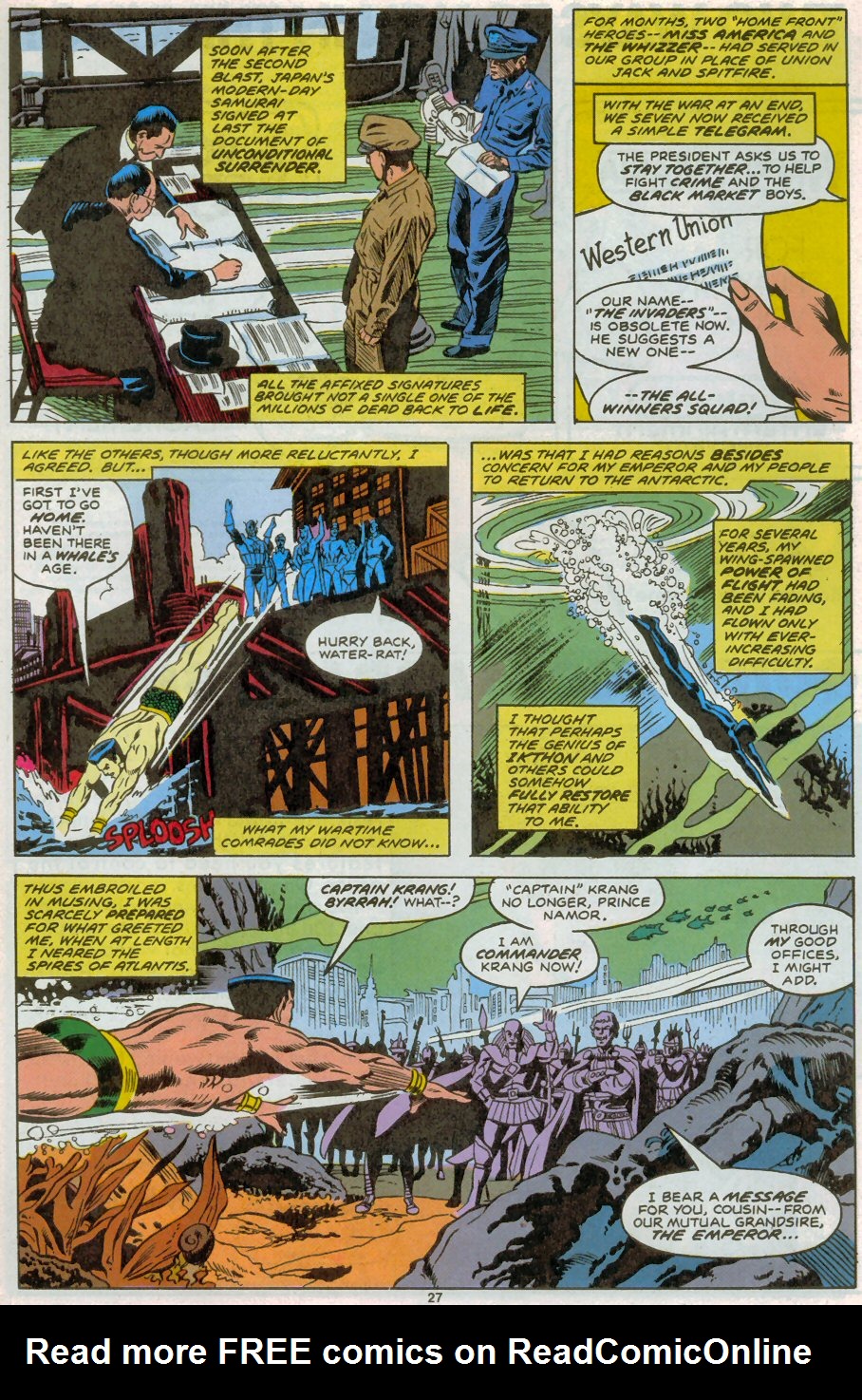 Read online Saga of the Sub-Mariner comic -  Issue #5 - 21