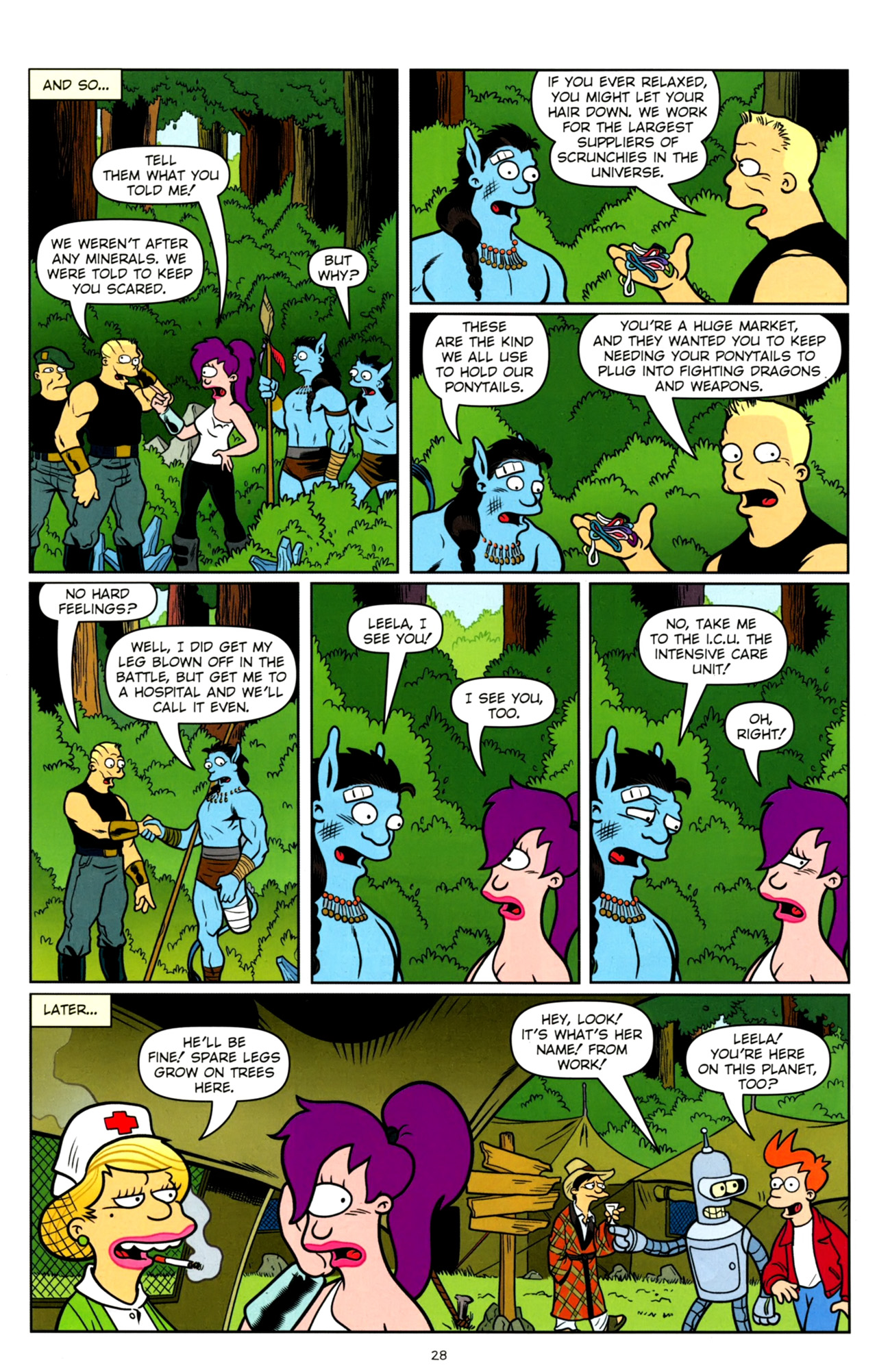 Read online Futurama Comics comic -  Issue #55 - 24