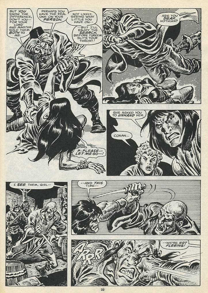 Read online The Savage Sword Of Conan comic -  Issue #197 - 35