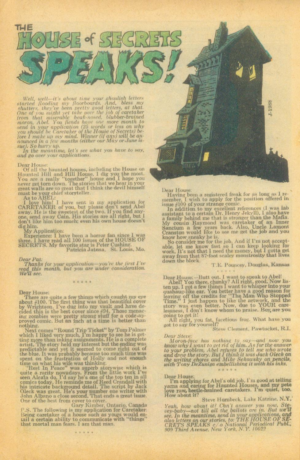 Read online House of Secrets (1956) comic -  Issue #105 - 32