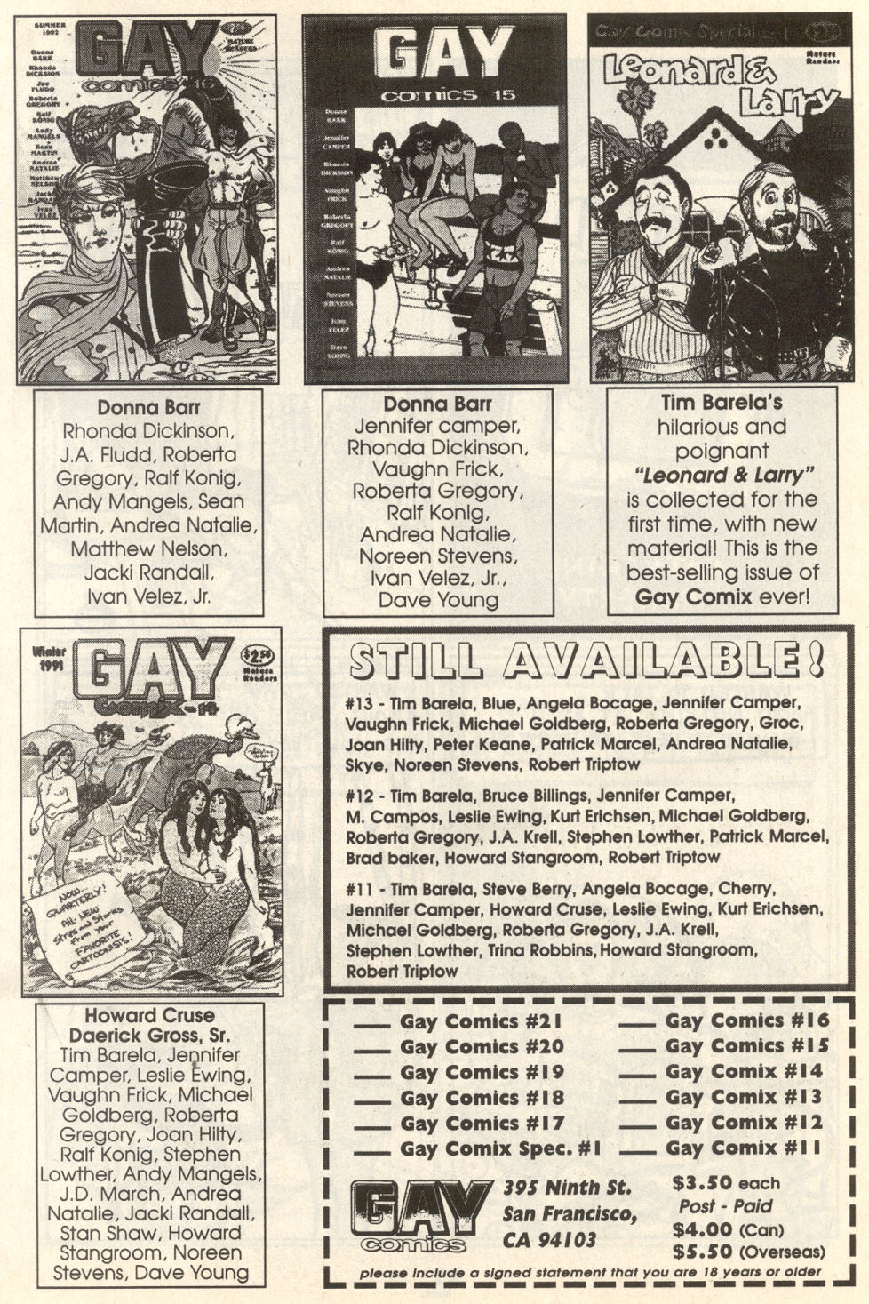 Read online Gay Comix (Gay Comics) comic -  Issue #23 - 24