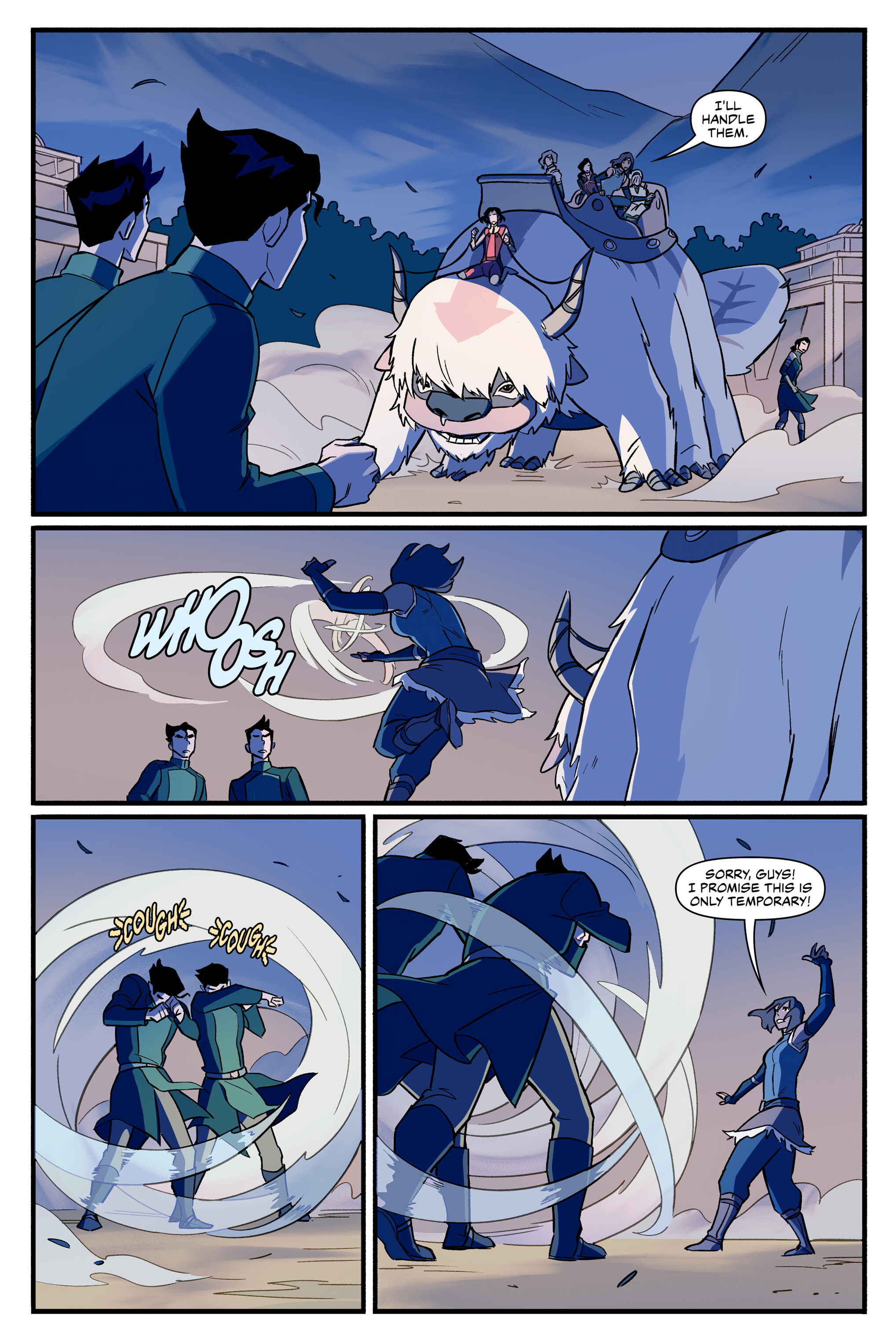 Read online Nickelodeon The Legend of Korra: Ruins of the Empire comic -  Issue # TPB 3 - 54