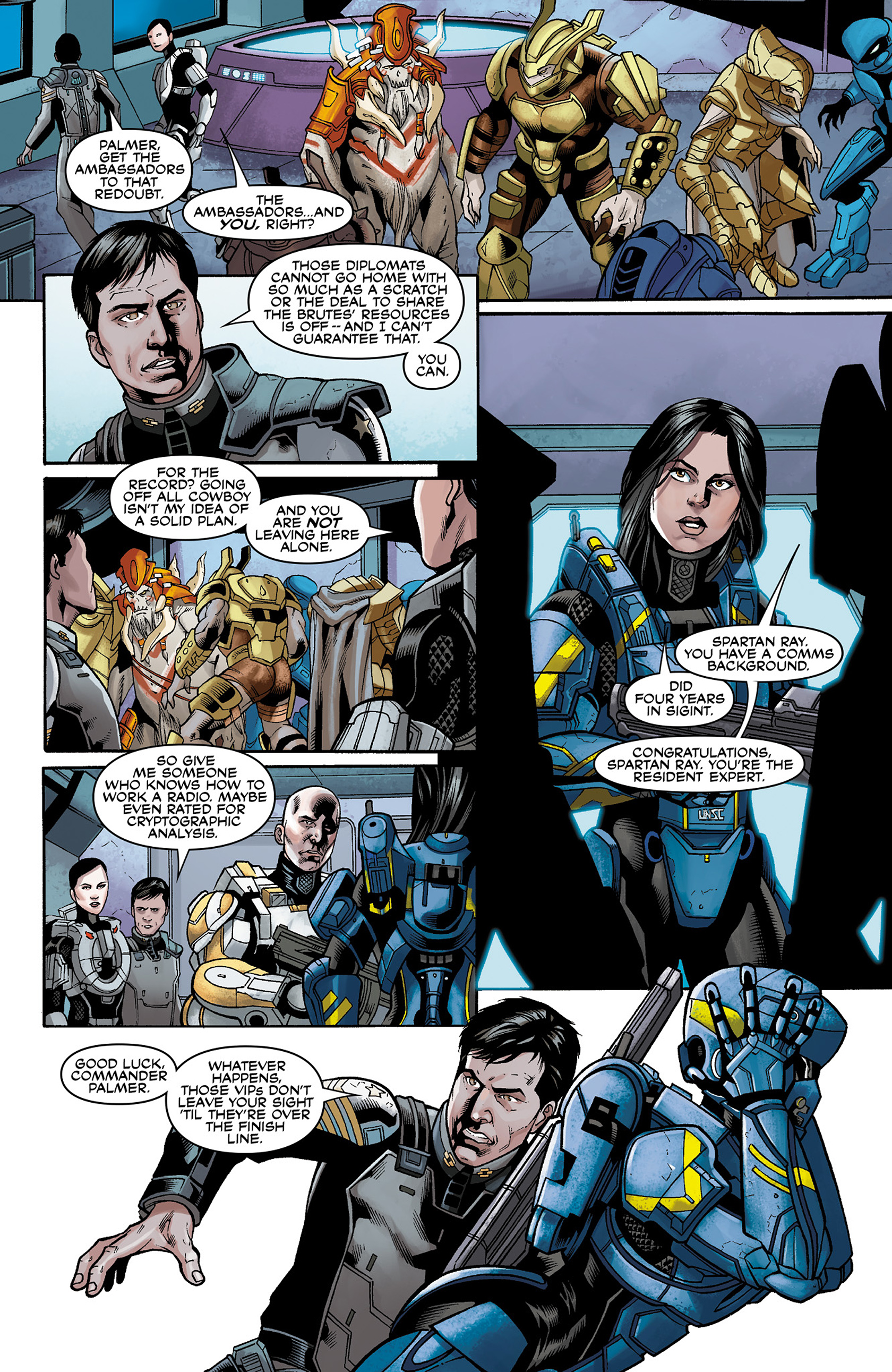 Read online Halo: Escalation comic -  Issue #2 - 5