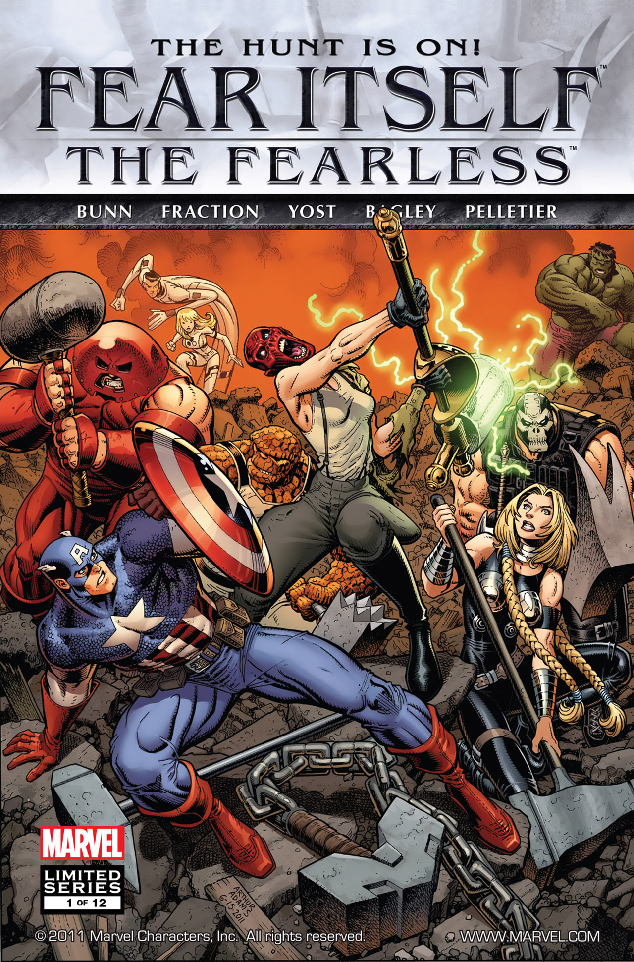 Read online Fear Itself: The Fearless comic -  Issue #1 - 1