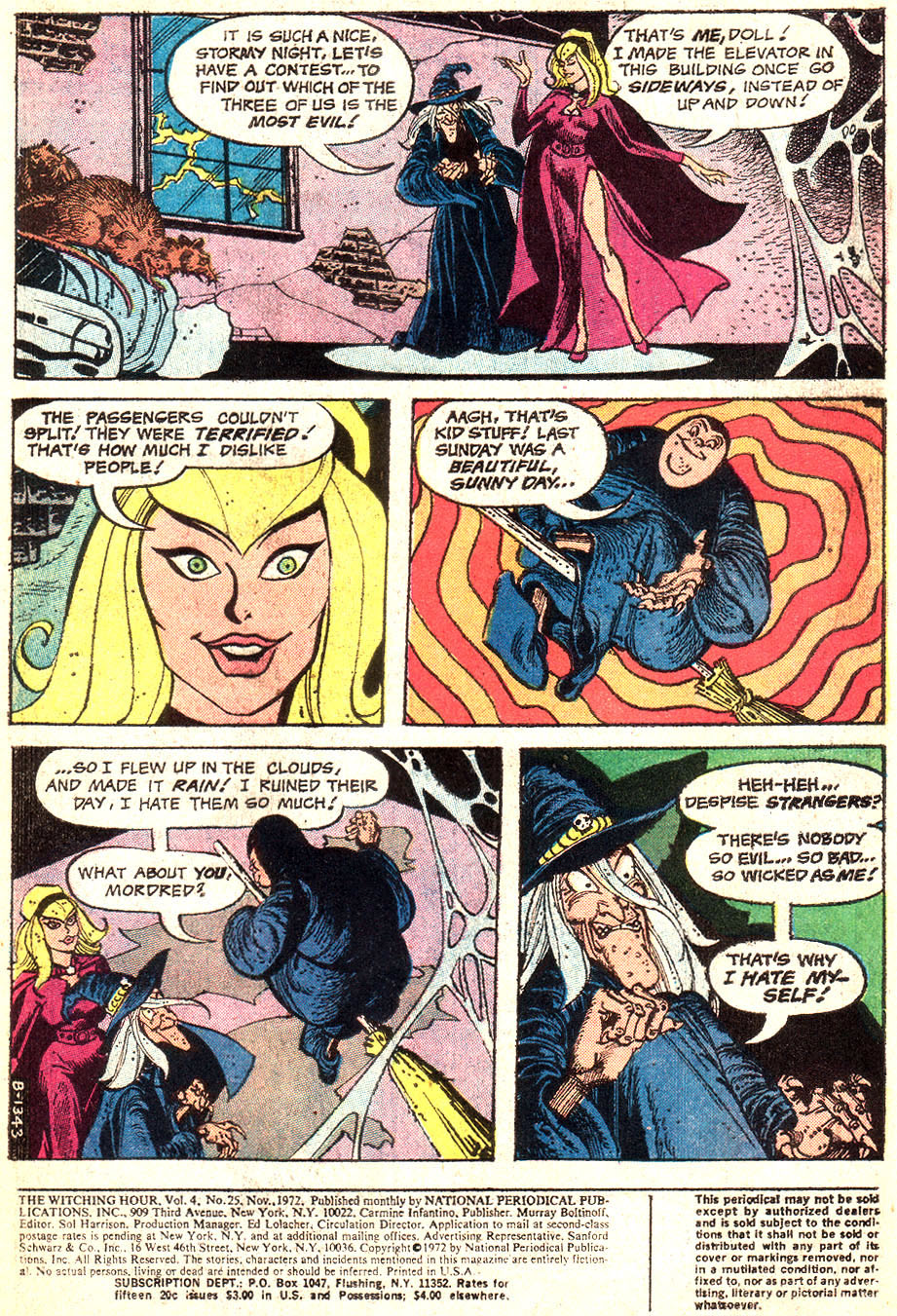 Read online The Witching Hour (1969) comic -  Issue #25 - 3