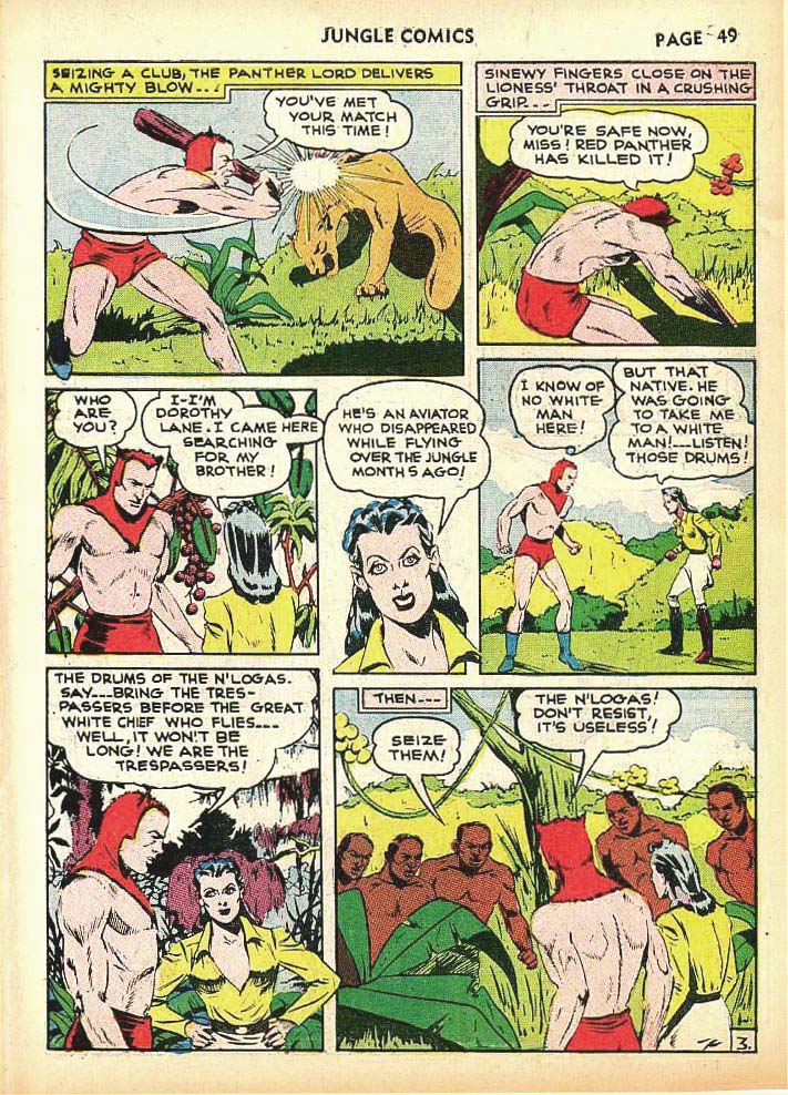 Read online Jungle Comics comic -  Issue #25 - 51