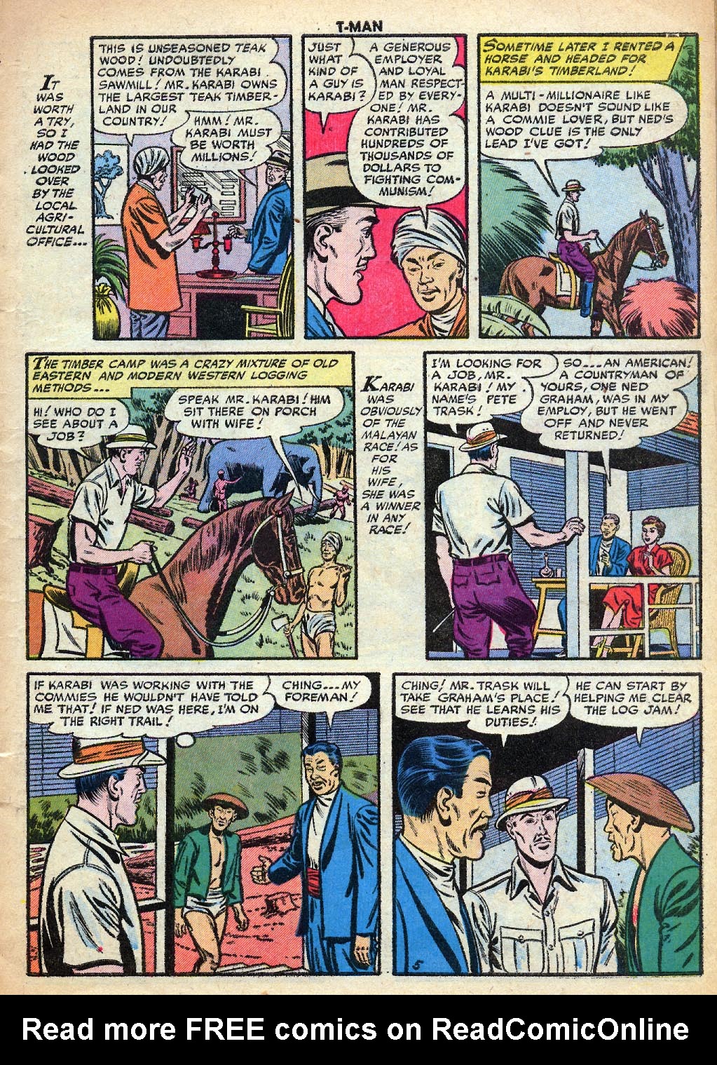 Read online T-Man: World Wide Trouble Shooter comic -  Issue #37 - 7