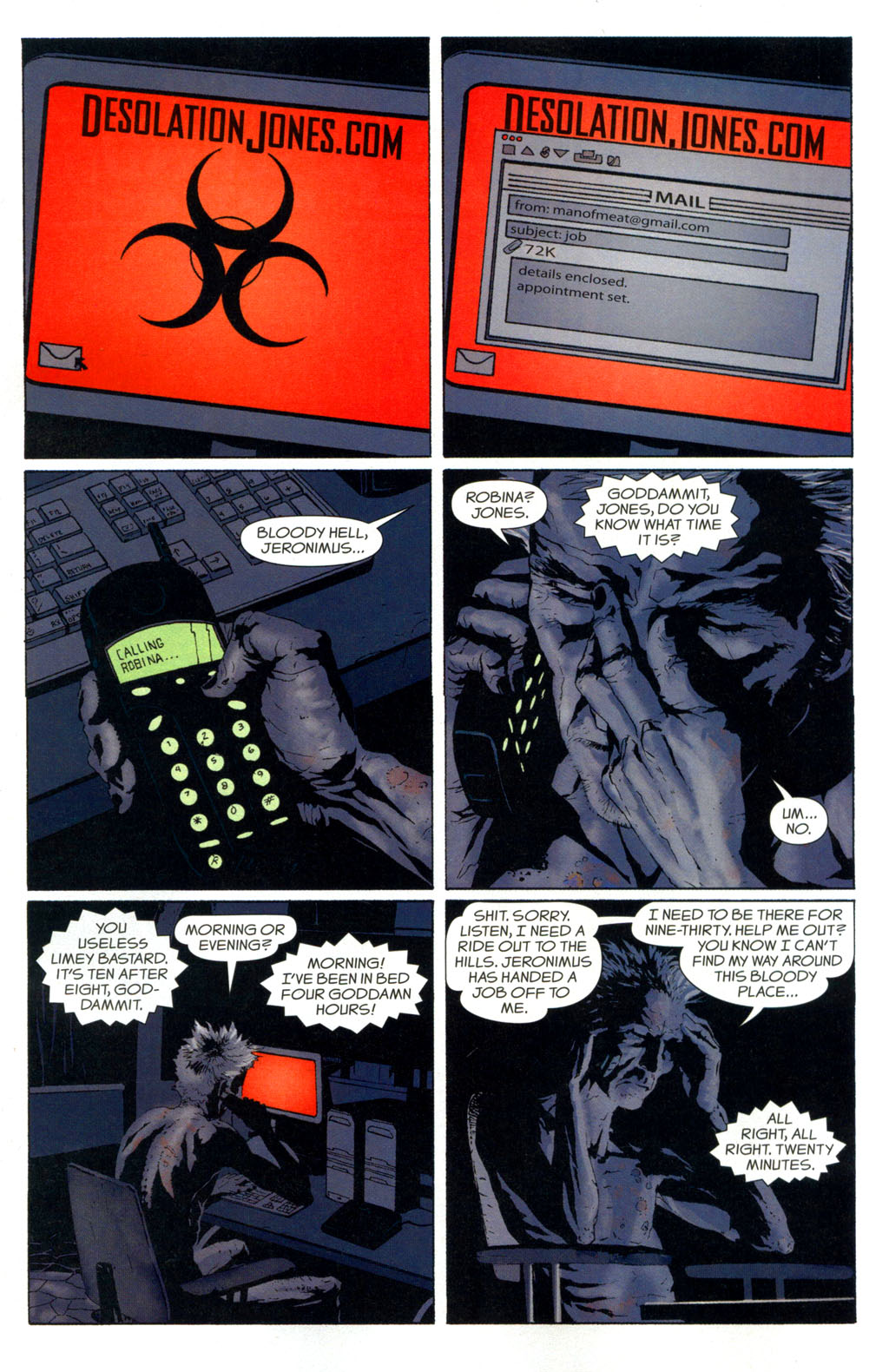 Read online Desolation Jones comic -  Issue #1 - 4