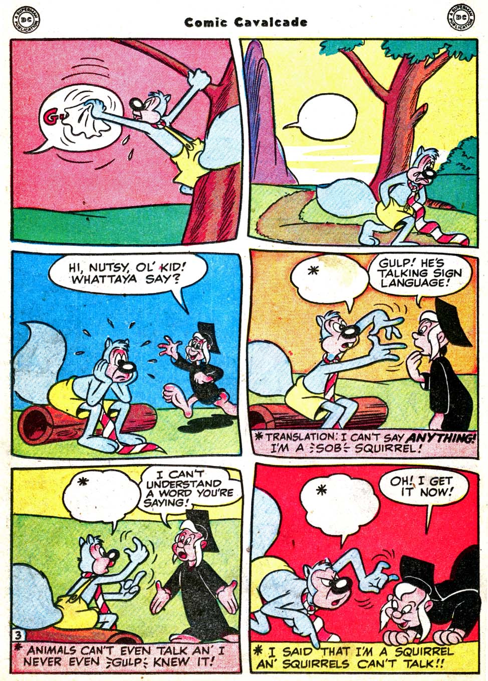 Read online Comic Cavalcade comic -  Issue #31 - 38