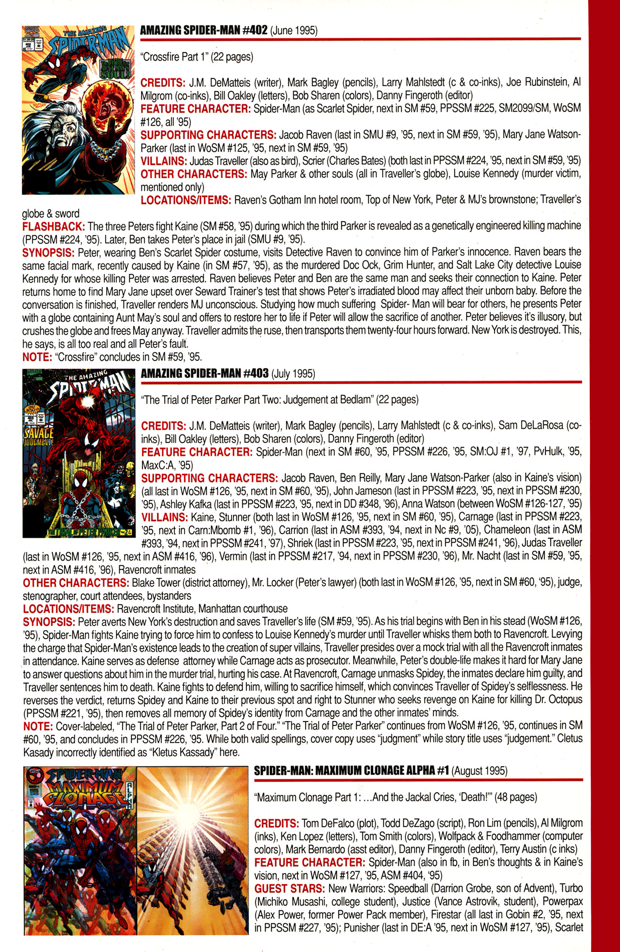 Read online Official Index to the Marvel Universe comic -  Issue #10 - 3