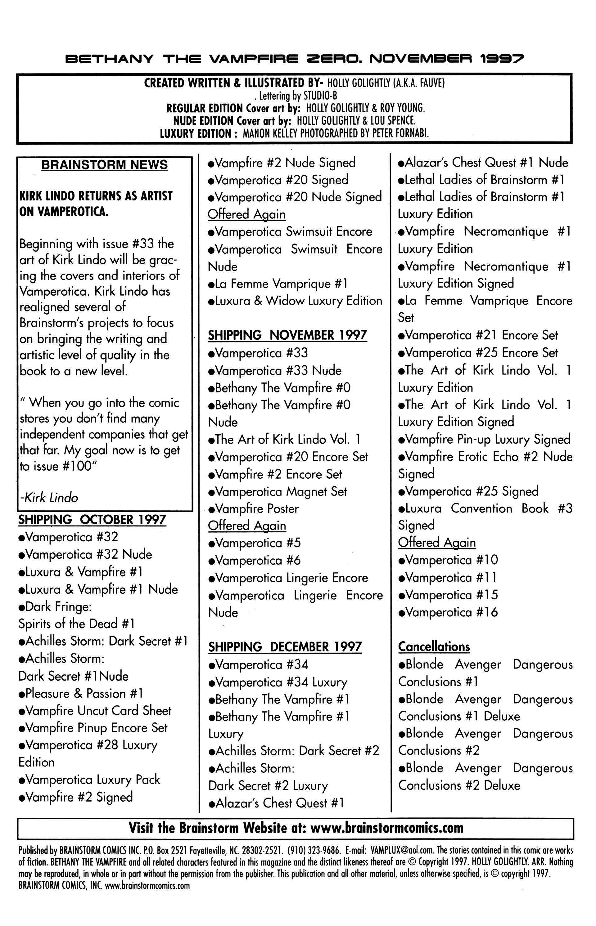 Read online Bethany the Vampfire comic -  Issue #0 - 25