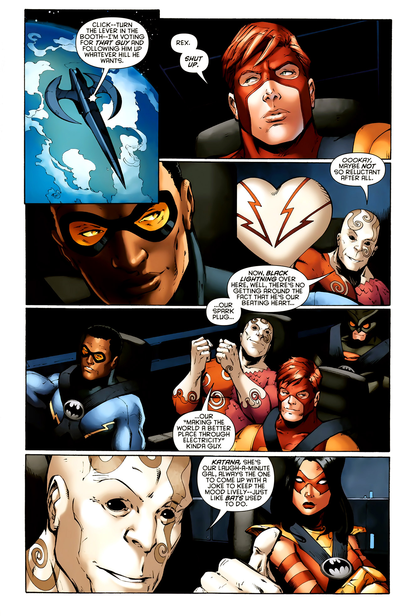 Read online The Outsiders (2009) comic -  Issue #16 - 6