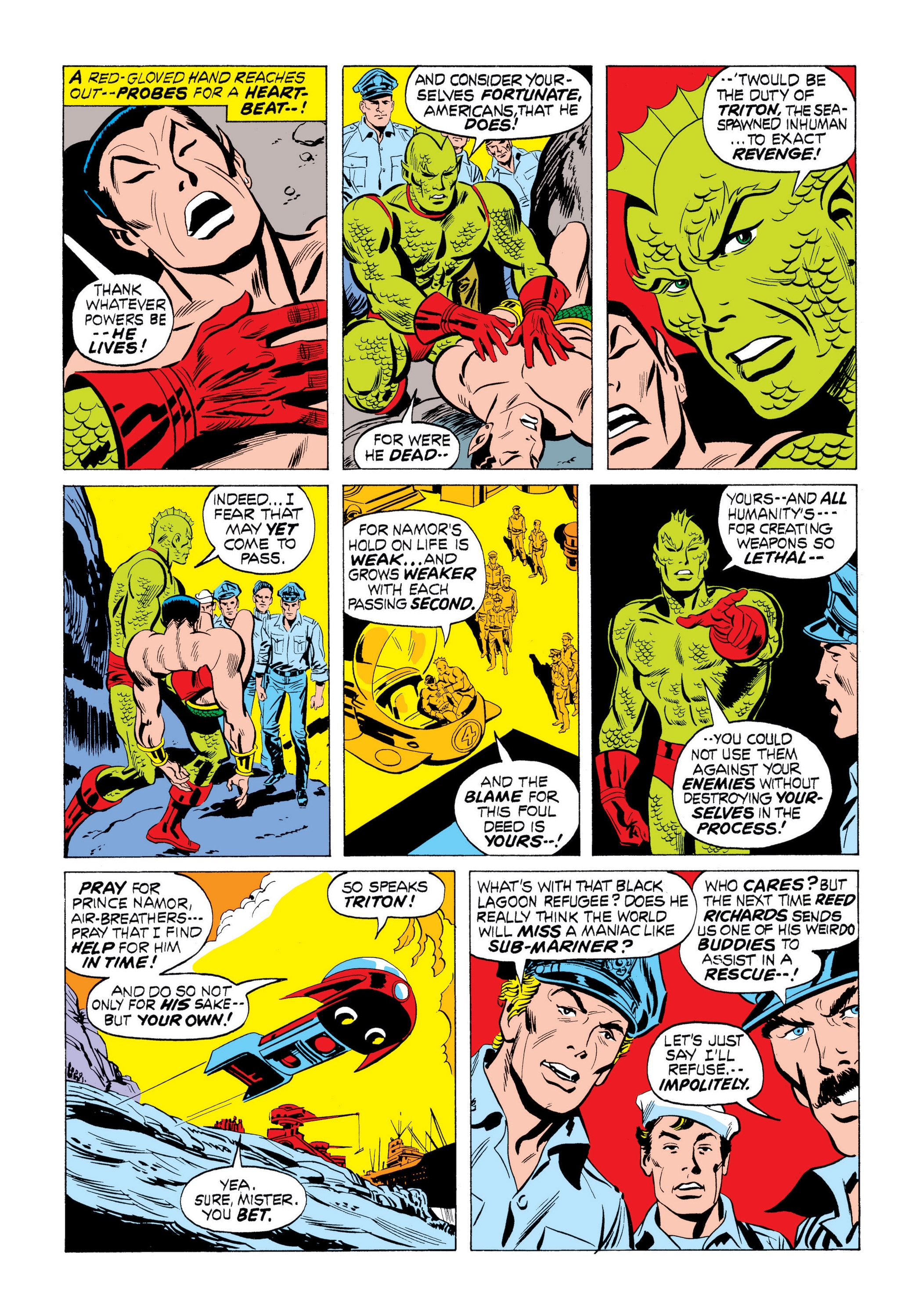 Read online Marvel Masterworks: The Sub-Mariner comic -  Issue # TPB 8 (Part 2) - 38