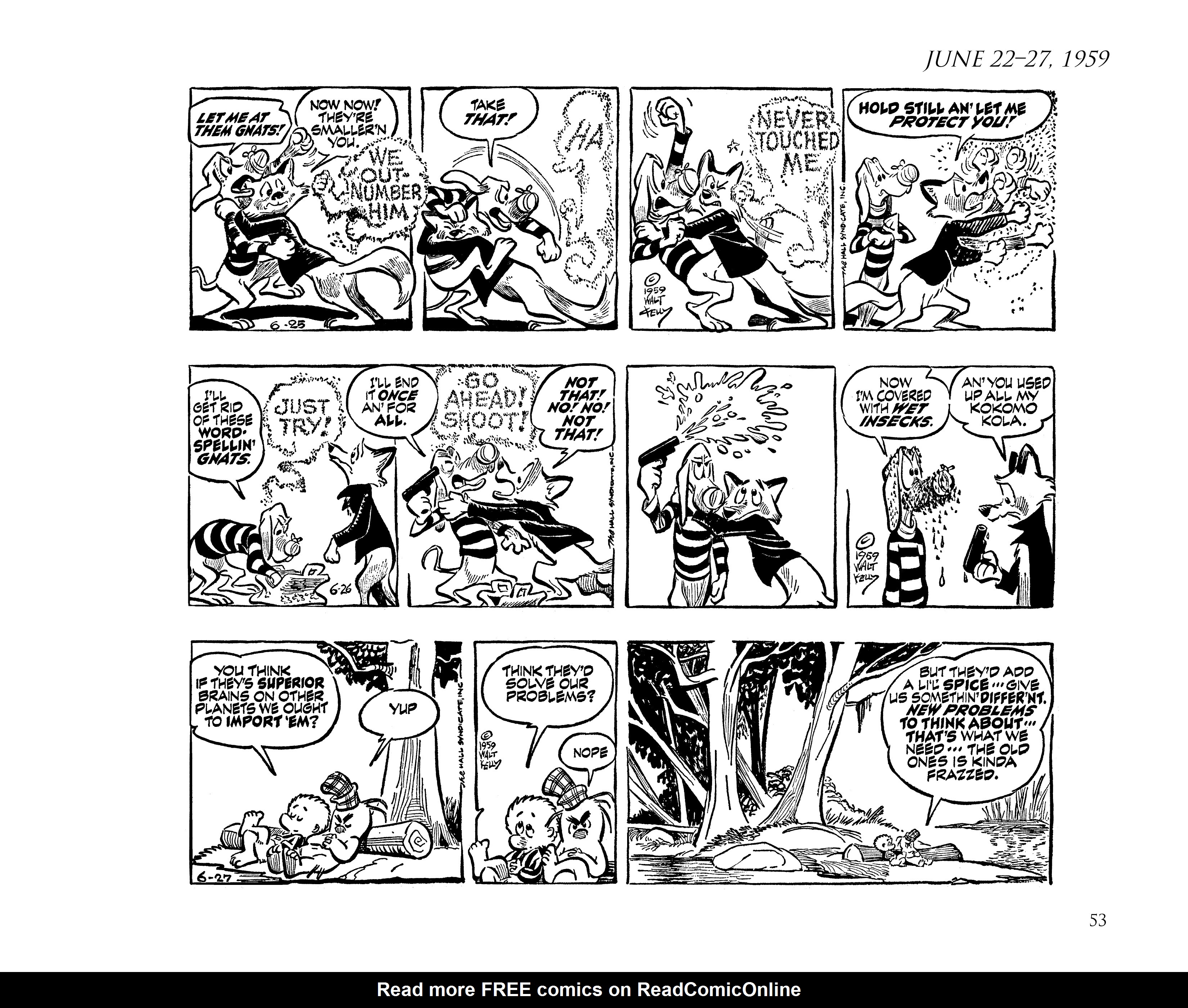 Read online Pogo by Walt Kelly: The Complete Syndicated Comic Strips comic -  Issue # TPB 6 (Part 1) - 63