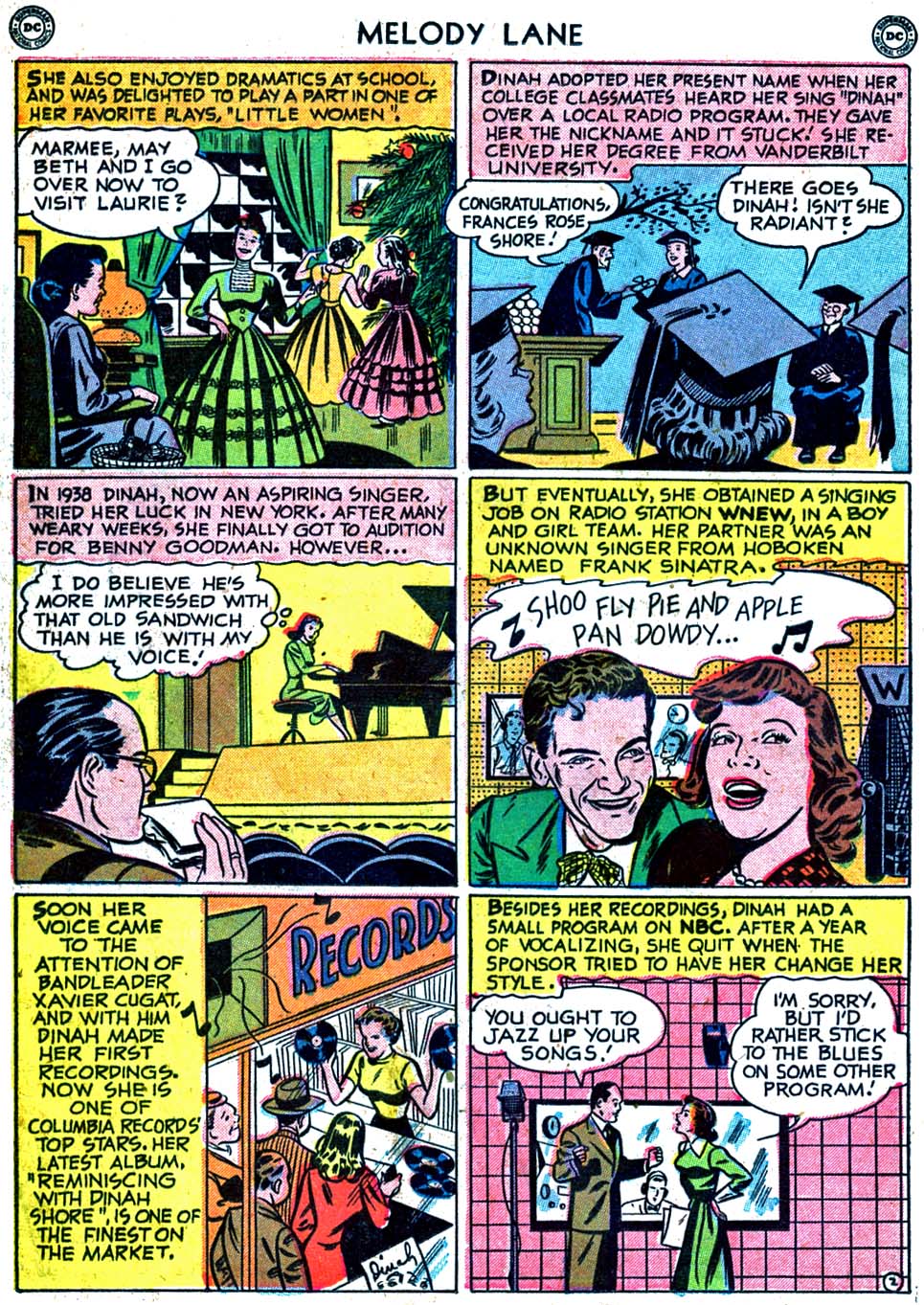 Read online Miss Melody Lane of Broadway comic -  Issue #2 - 24