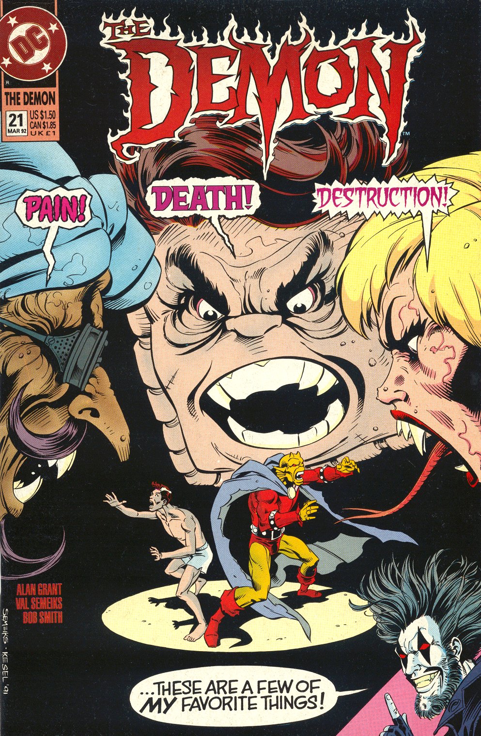 Read online The Demon (1990) comic -  Issue #21 - 1