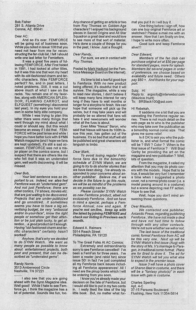 Read online Femforce comic -  Issue #109 - 38