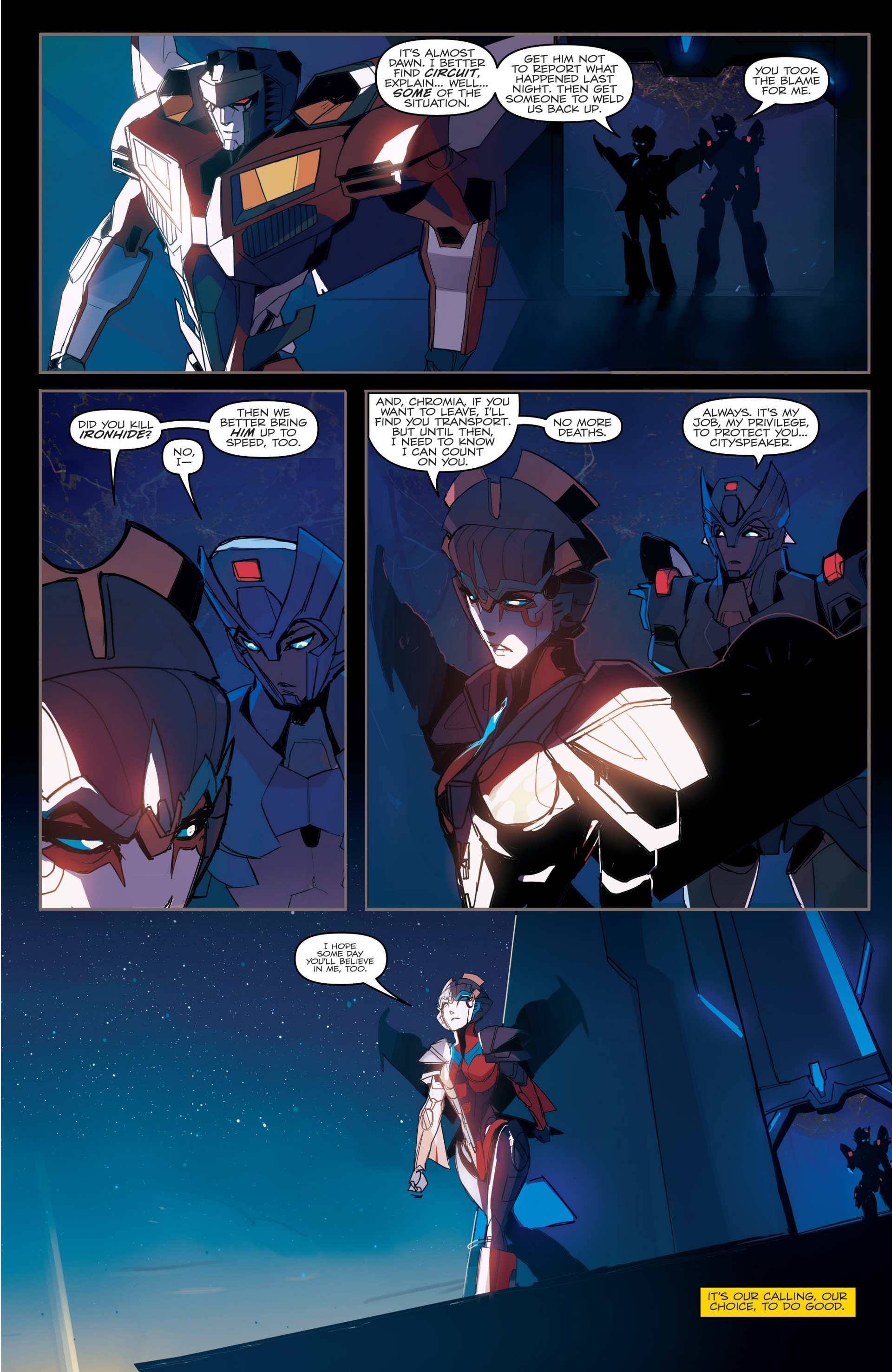 Read online The Transformers: Windblade (2014) comic -  Issue #4 - 25