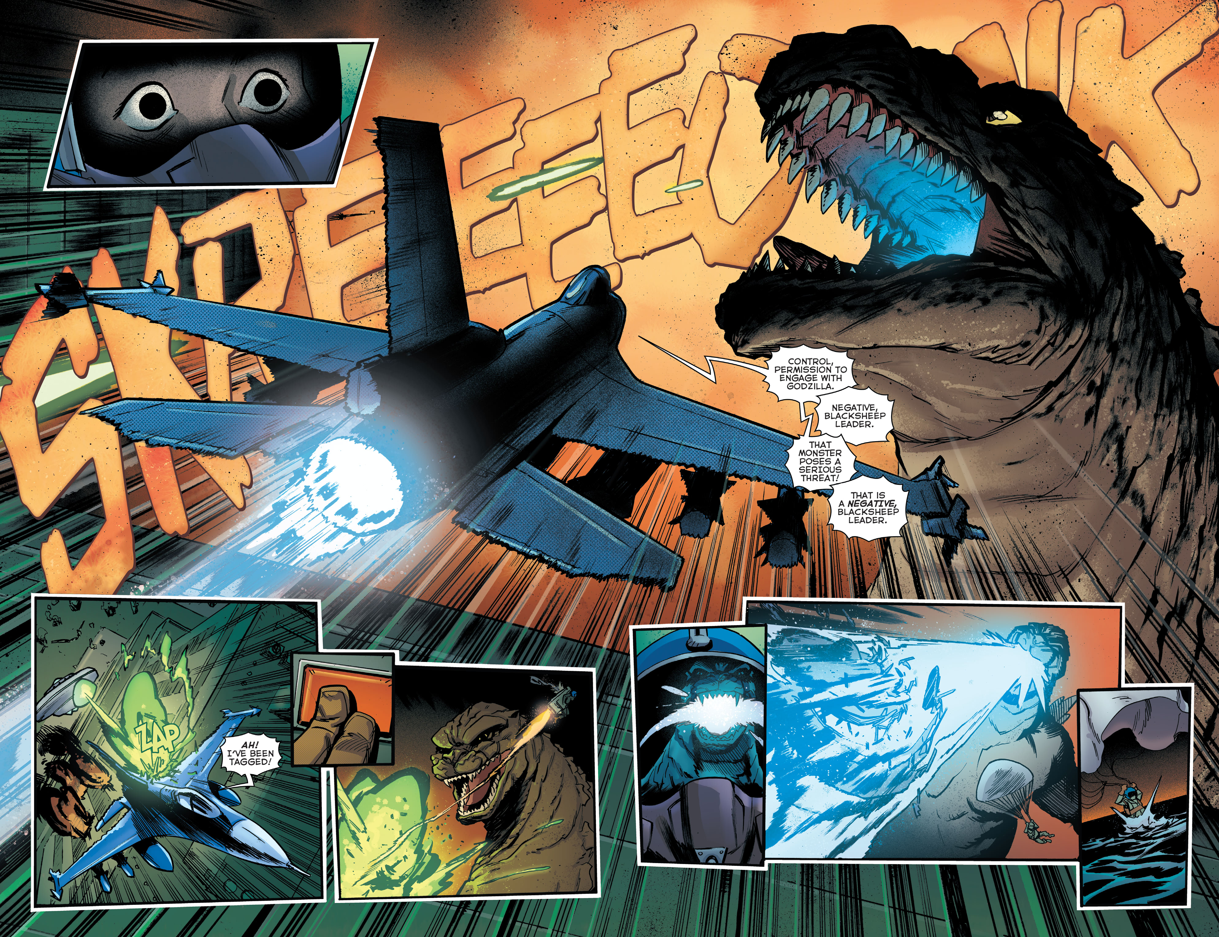 Read online Godzilla Rivals: Vs. King Ghidorah comic -  Issue # Full - 7