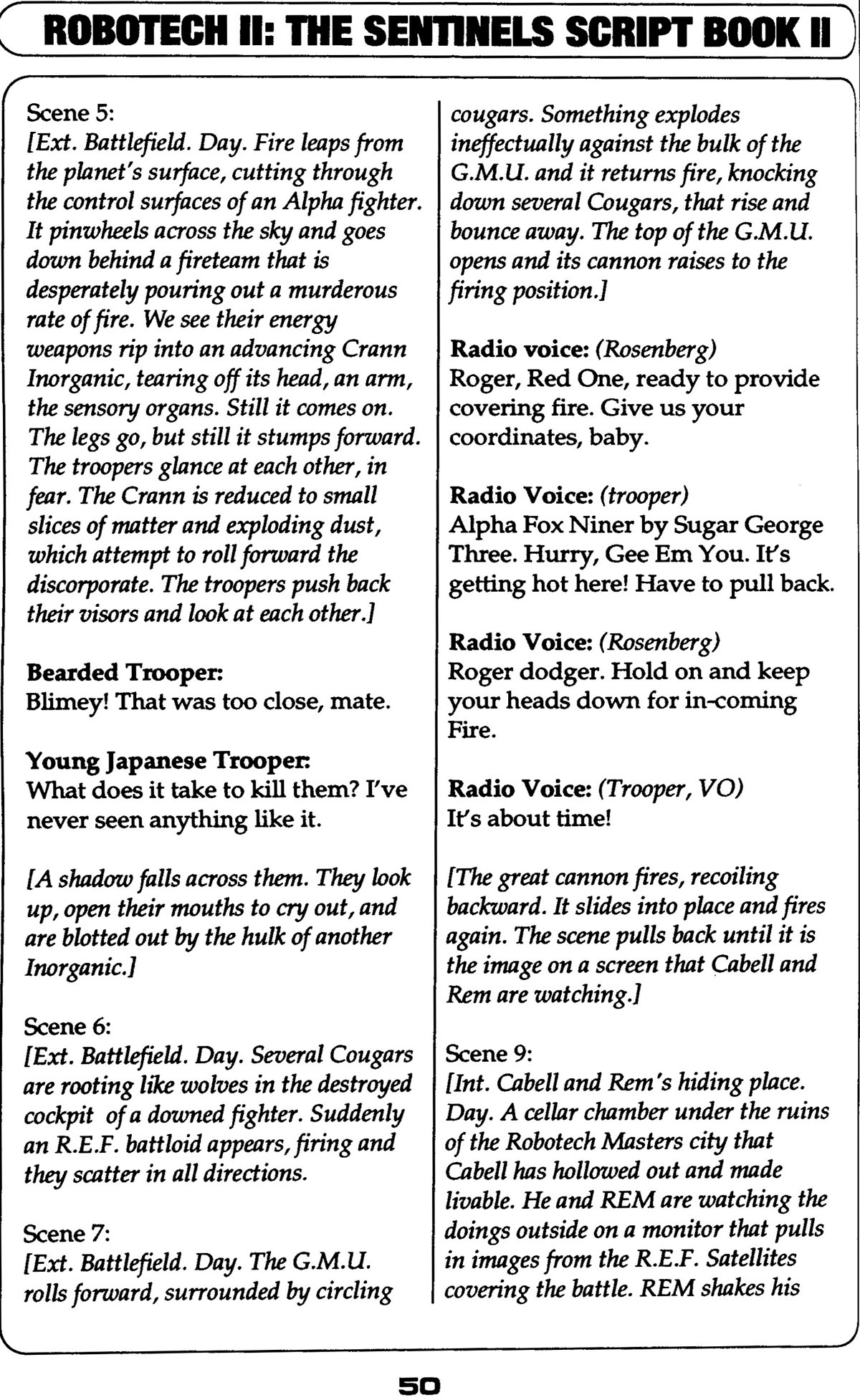 Read online Robotech II: The Sentinels comic -  Issue # _Script Book 2 - 48