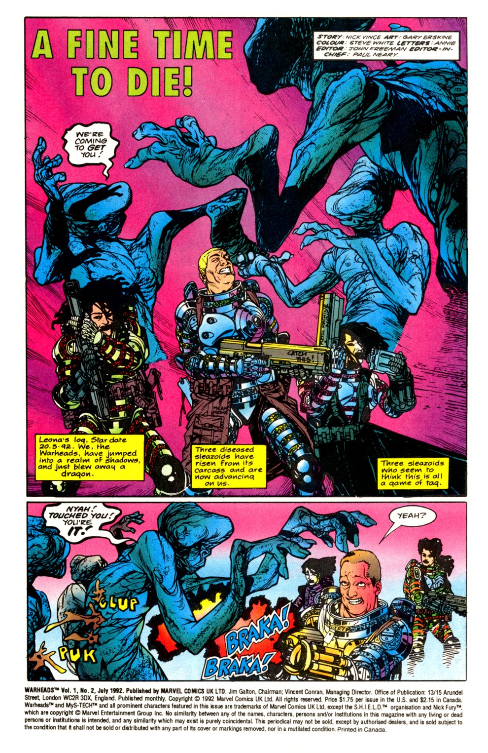 Read online Warheads comic -  Issue #2 - 3