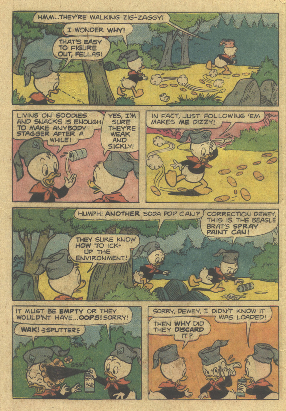 Read online Huey, Dewey, and Louie Junior Woodchucks comic -  Issue #28 - 28