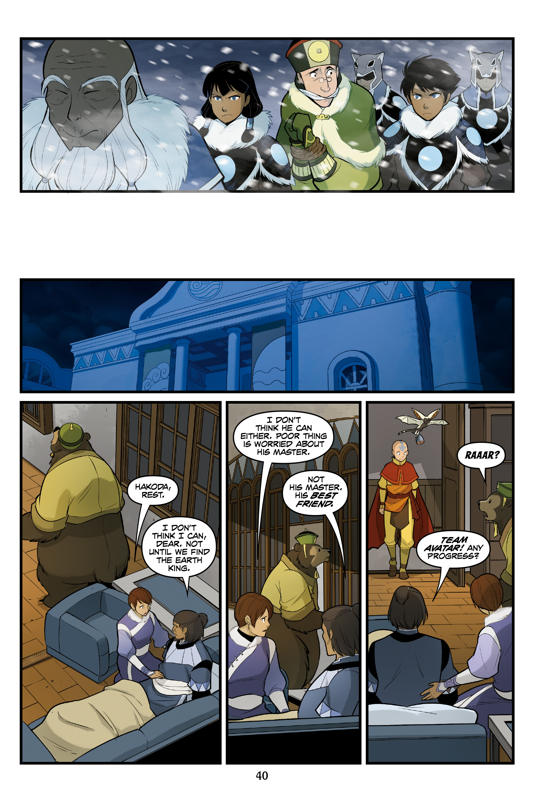 Read online Nickelodeon Avatar: The Last Airbender - North and South comic -  Issue #3 - 40