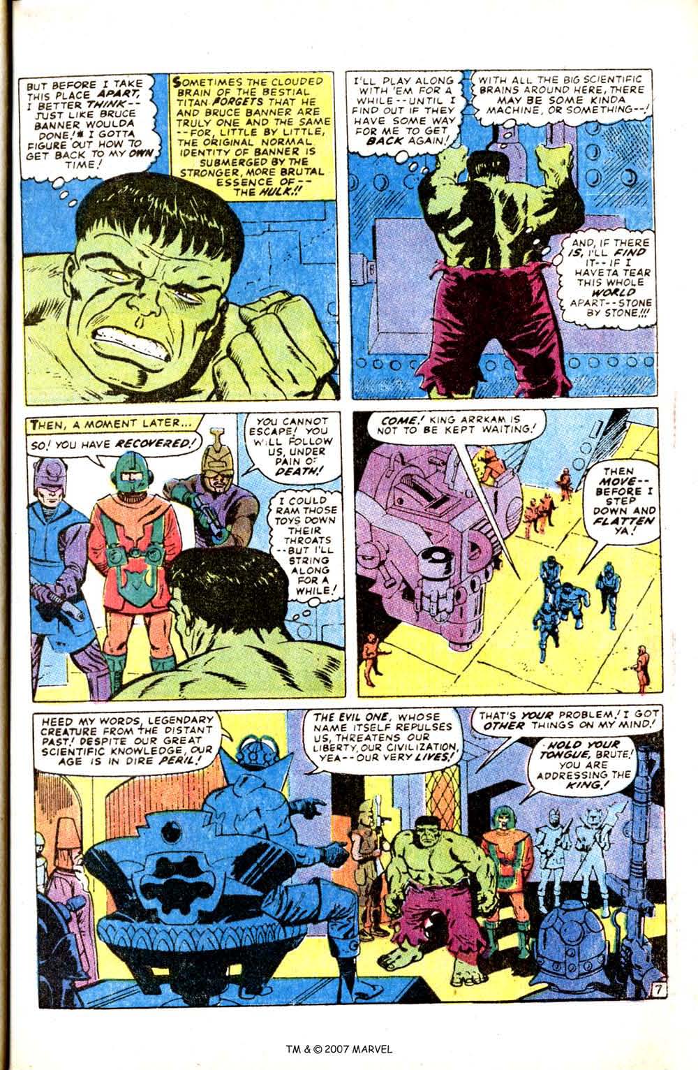 Read online The Incredible Hulk (1968) comic -  Issue # _Annual 1971 - 23