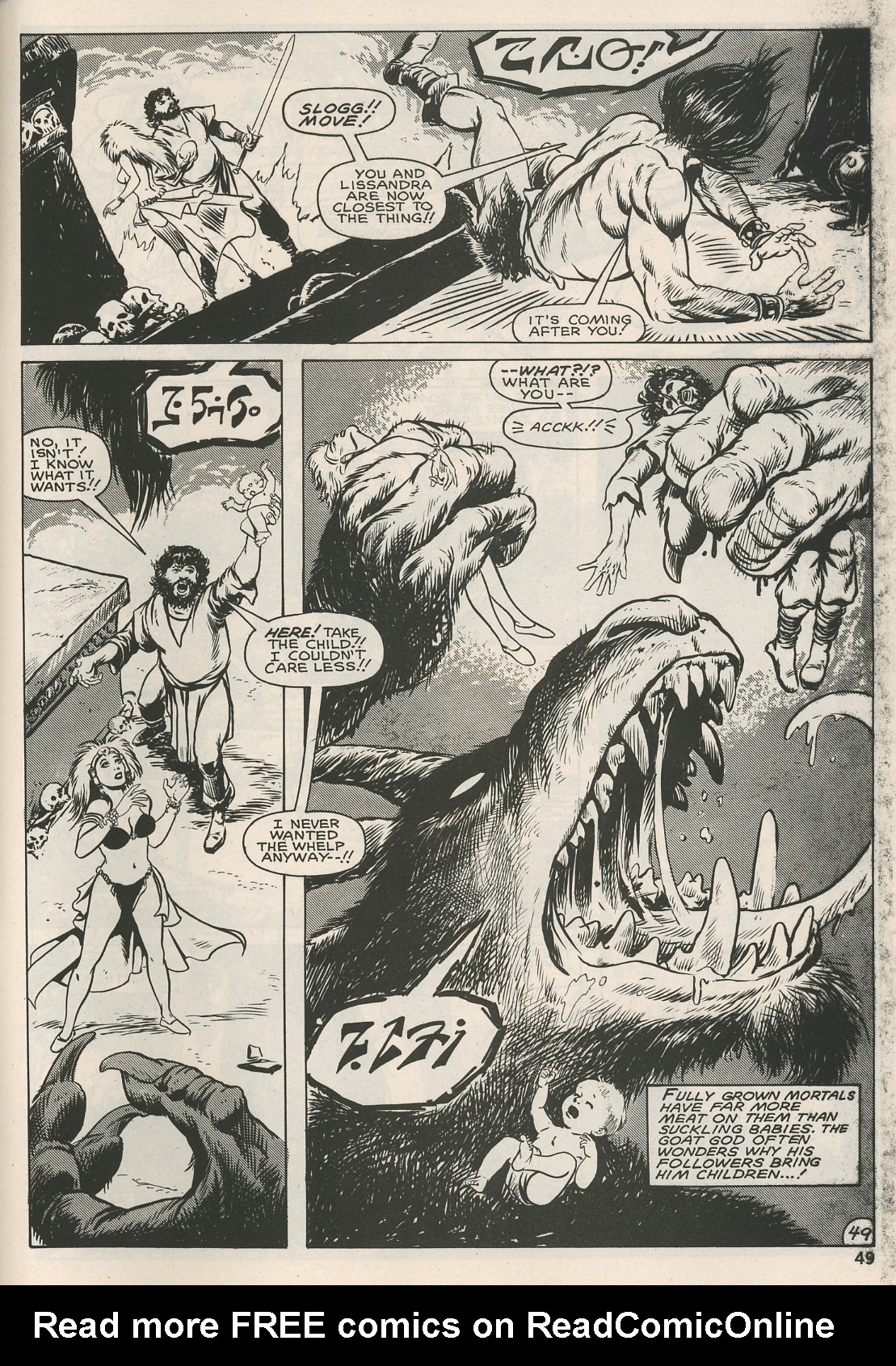 Read online The Savage Sword Of Conan comic -  Issue #125 - 49