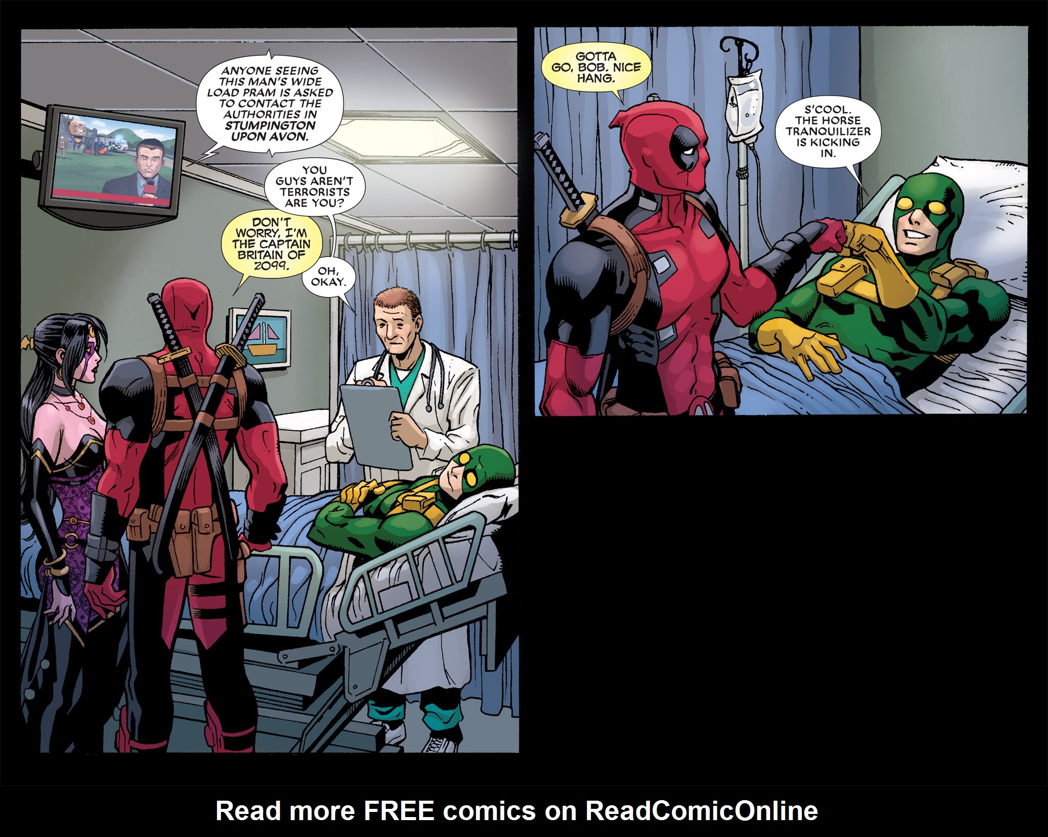 Read online Deadpool: Dracula's Gauntlet comic -  Issue # Part 6 - 17